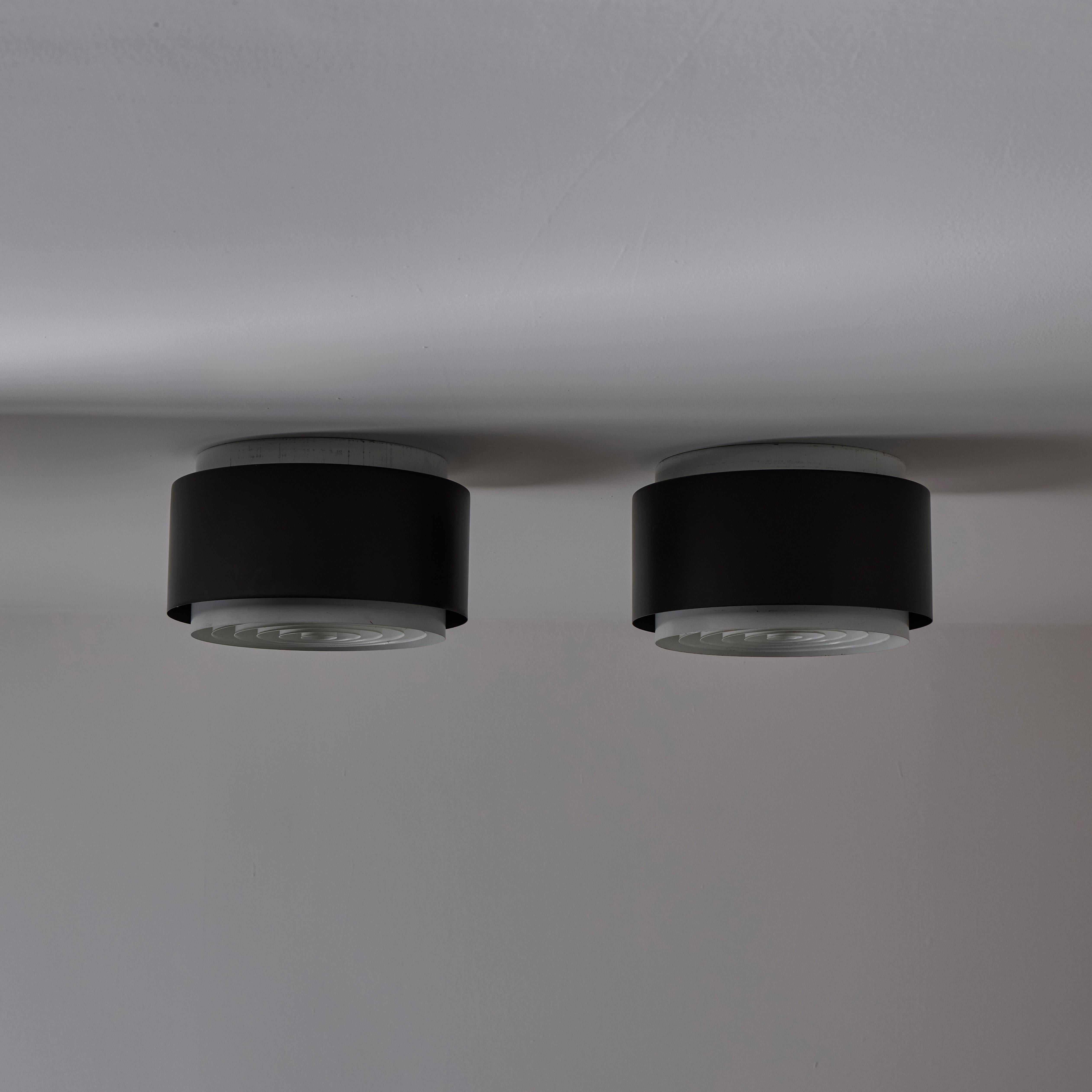 Modelo 71-170 Flushmounts de Lisa Johansson-Pape para Stockholm Orno Recubrimiento de polvo en venta