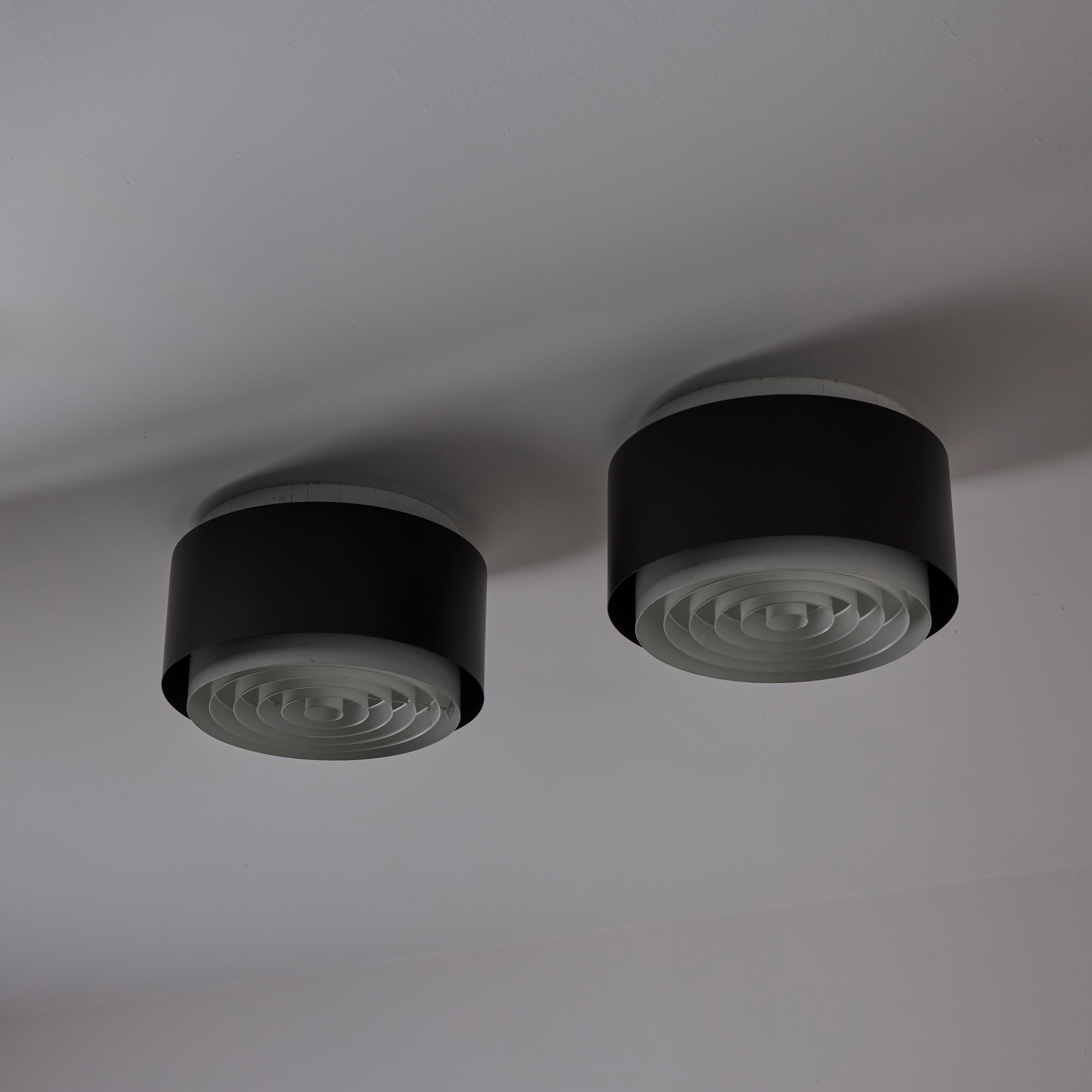 Modelo 71-170 Flushmounts de Lisa Johansson-Pape para Stockholm Orno Aluminio en venta