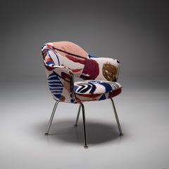 Model 71 Dining Chair in La Toile du Peintre by Eero Saarinen