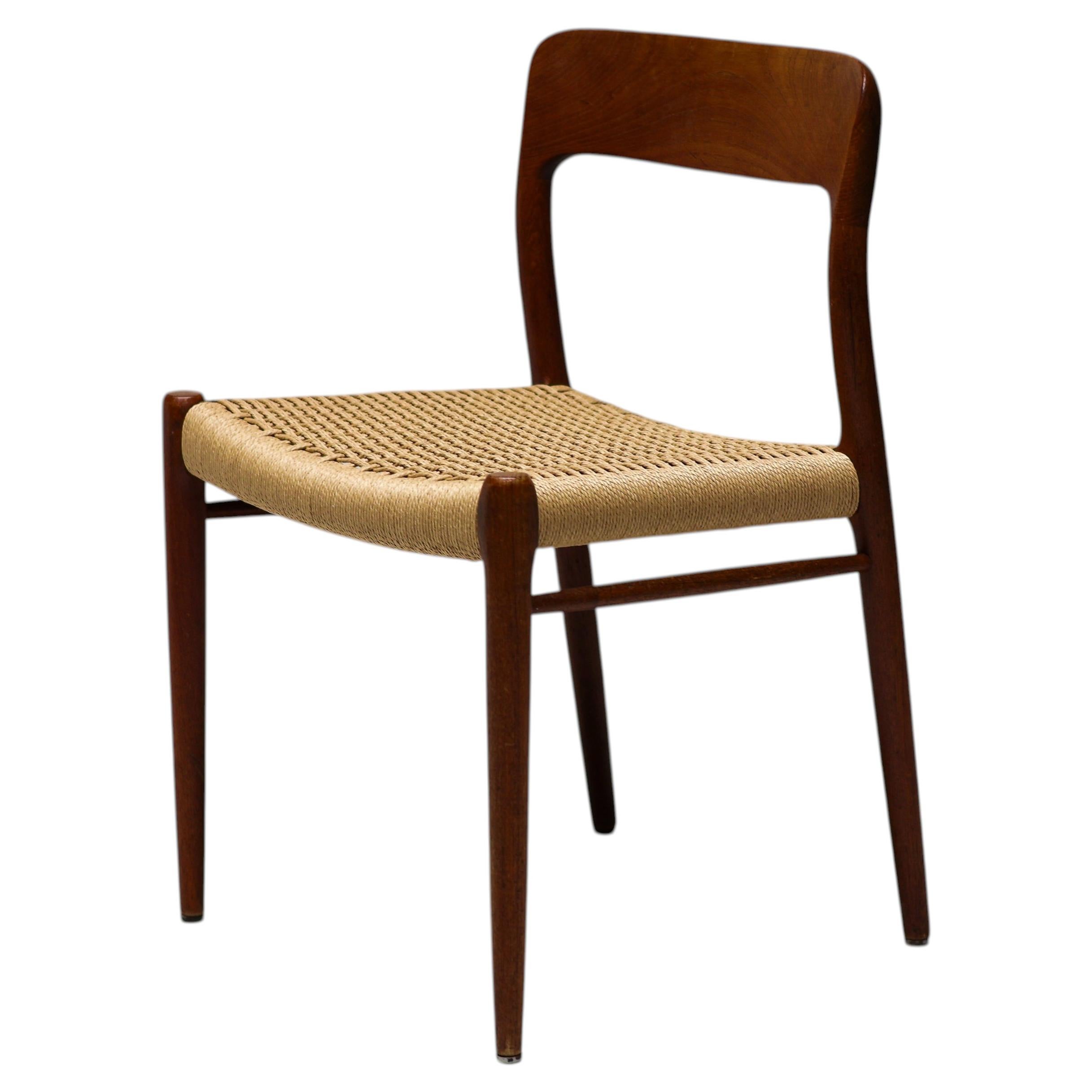 Model No. 75 Stuhl, Niels Møller, JL Møllers Møbelfabrik, Dänemark, 1960 im Angebot