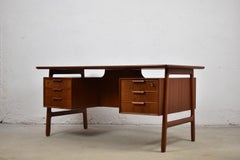 Model 75 Desk Designed by Gunni Omann for Omann Jun Mobelfabrik, Denmark, 1960s
