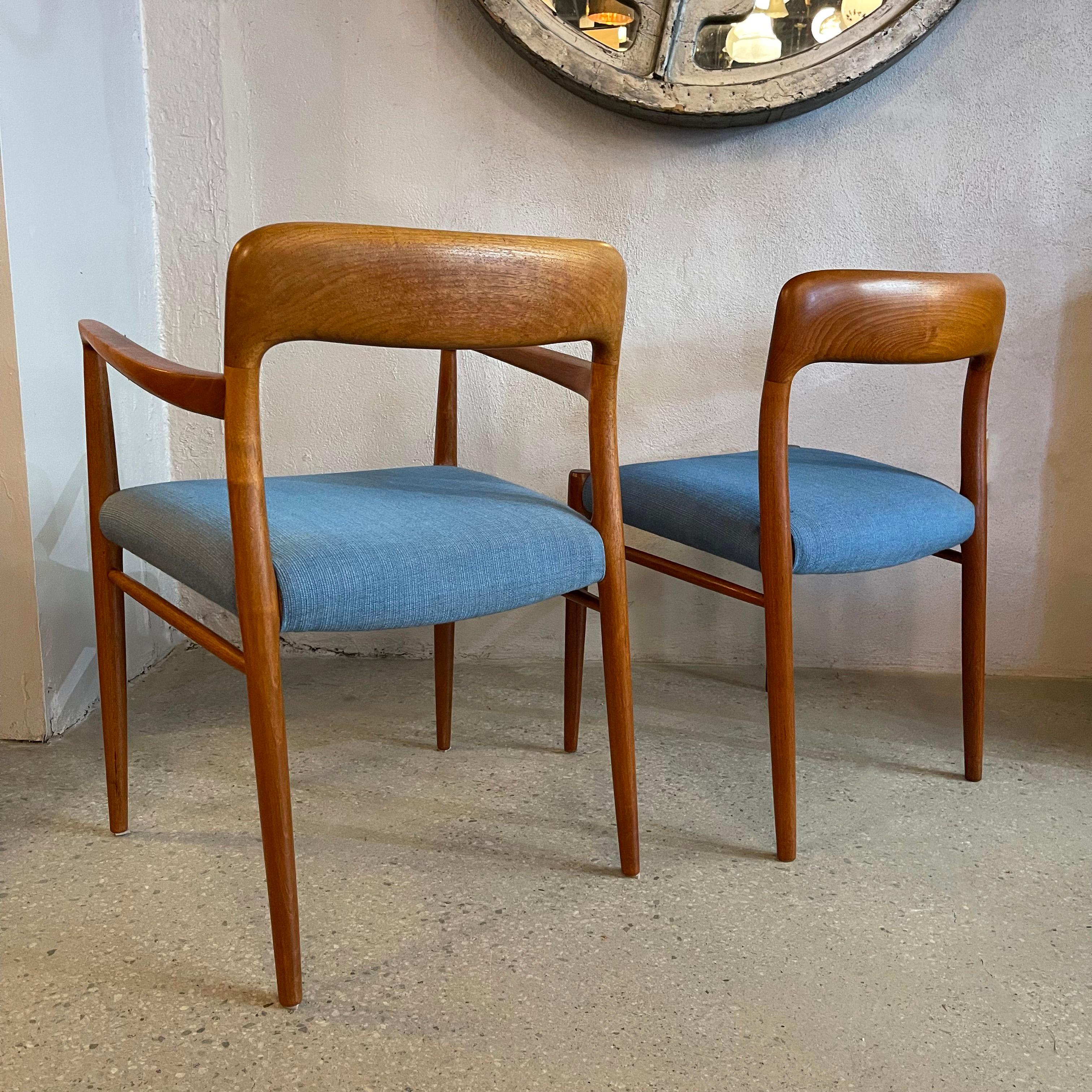 Model 75 Dining Chairs By Niels O Møller for J.L. Møllers Møbelfabrik 1