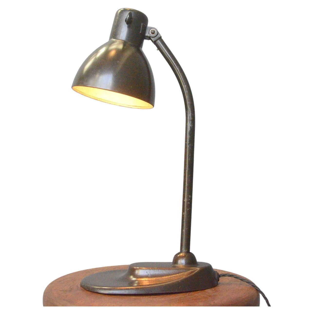 Lampe de bureau modèle 752 de Kandem, vers les années 1930 en vente