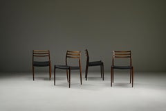 Model 78 dining chairs from Niels otto Møller for J.L. Møllers møbelfabrik, 1960