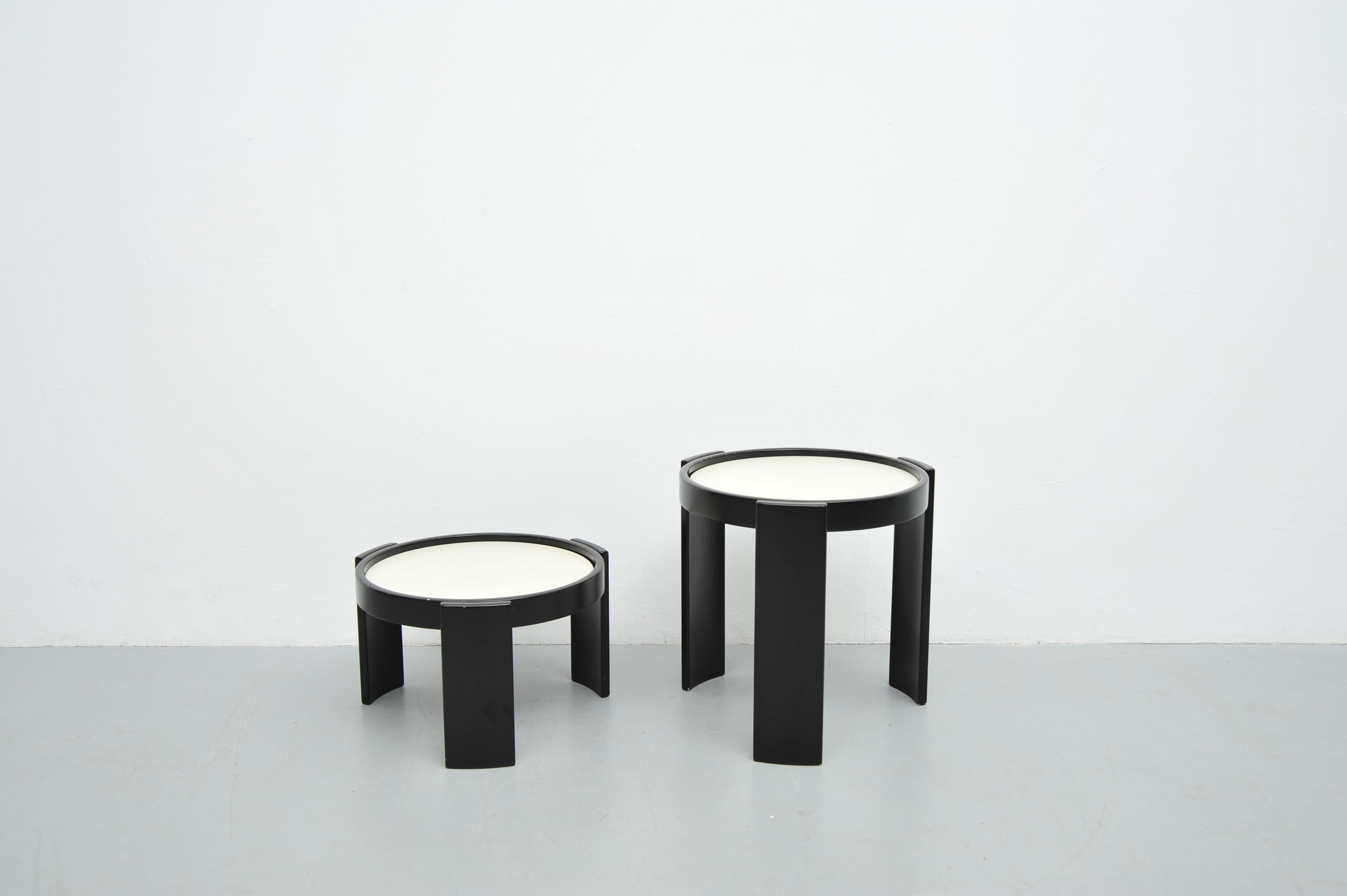 Metà XX secolo Tavoli Model 780/783 di Gianfranco Frattini per Cassina in vendita