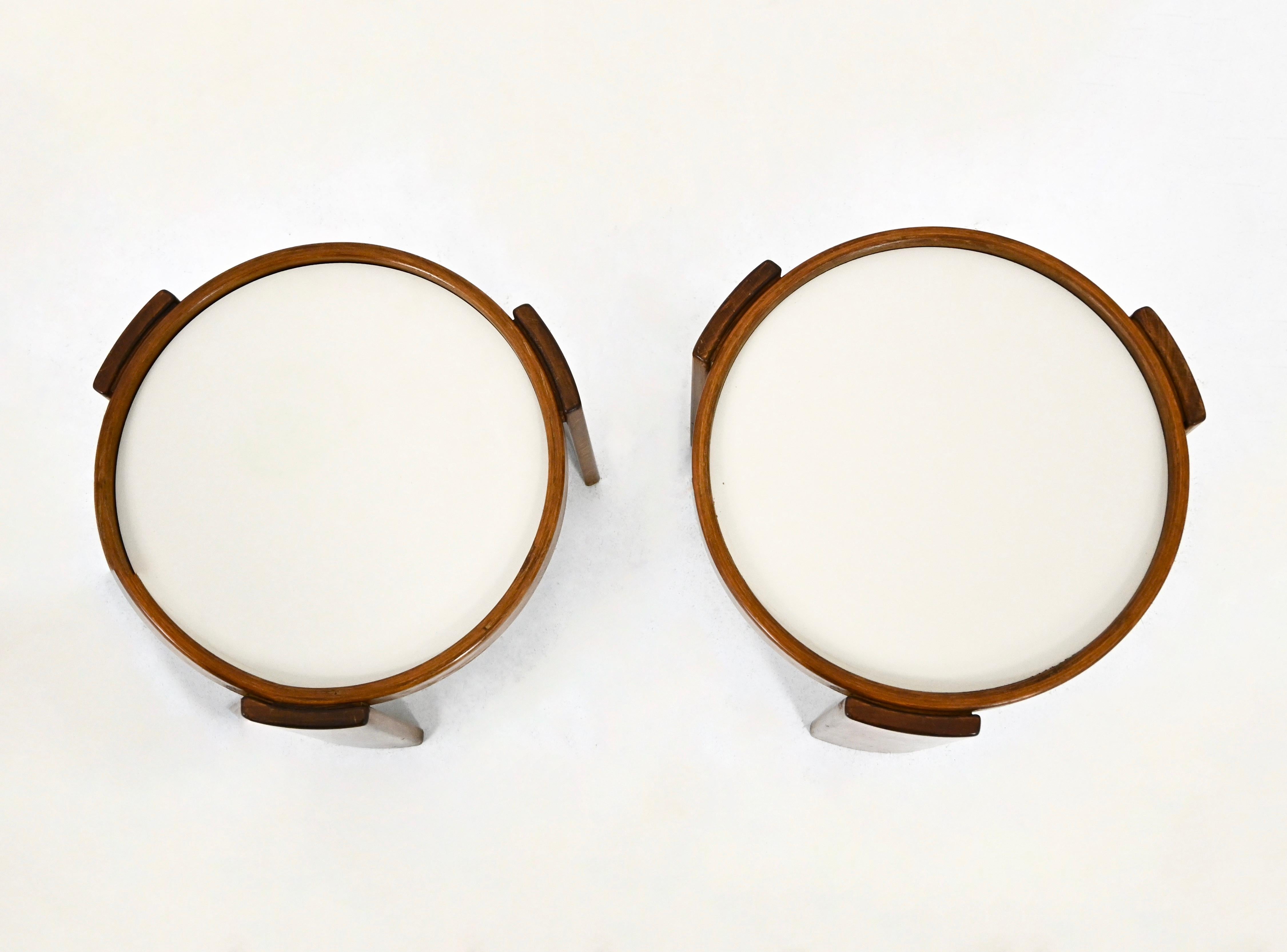 Model 780 Nesting Tables by Gianfranco Frattini for Cassina, 1960s, Set of 2 1