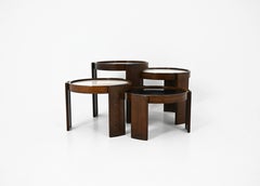 Model 780 Nesting Tables by Gianfranco Frattini for Cassina, 1960s, Set of 4