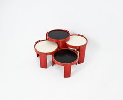Model 780 Nesting Tables by Gianfranco Frattini for Cassina, 1960s, Set of 4