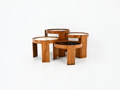 Model 780 Nesting Tables by Gianfranco Frattini for Cassina, 1960s, Set of 4