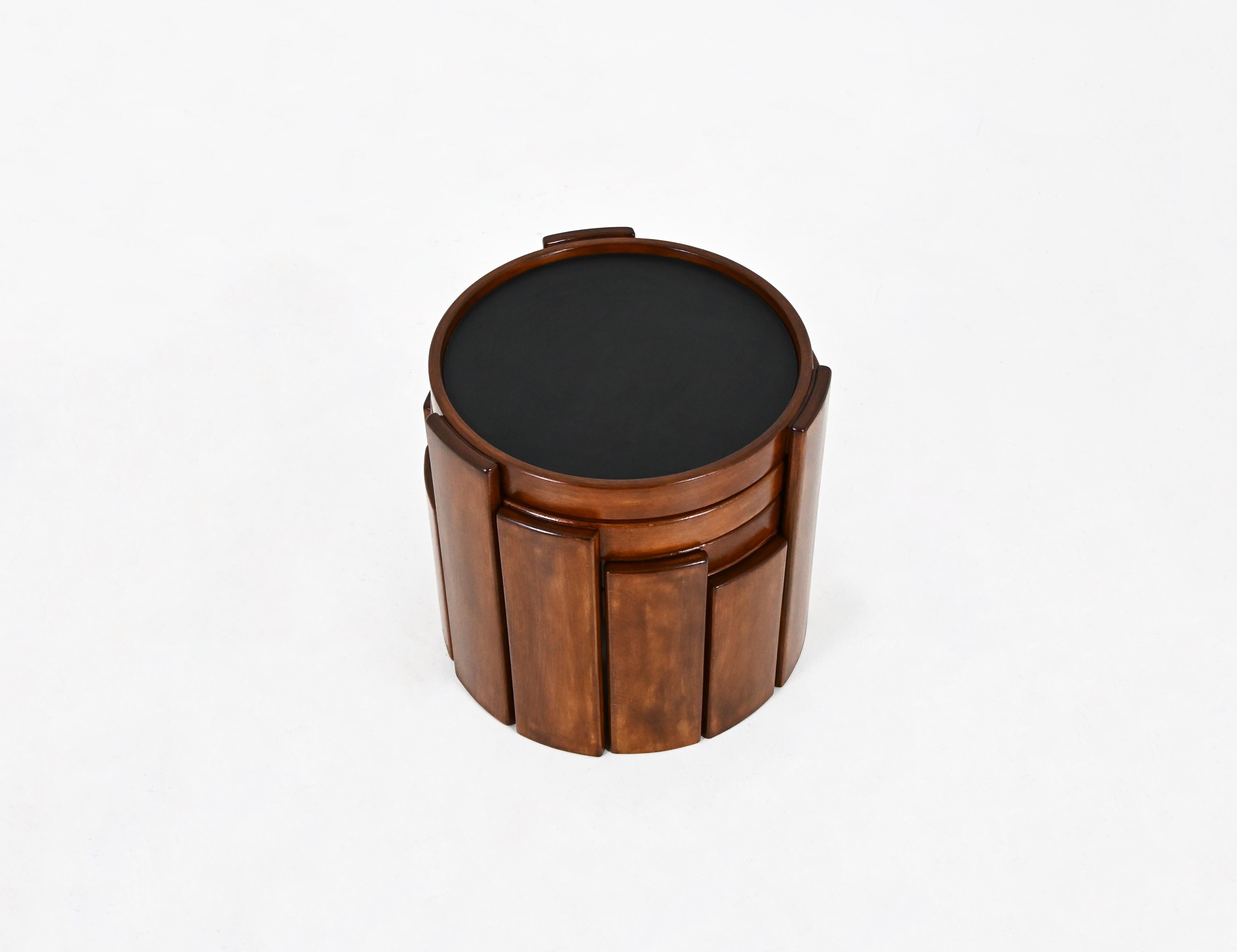 Tables gigognes Model 780 par Gianfranco Frattini pour Cassina, 1960, ensemble de 4 Bon état - En vente à bruxelles, BE