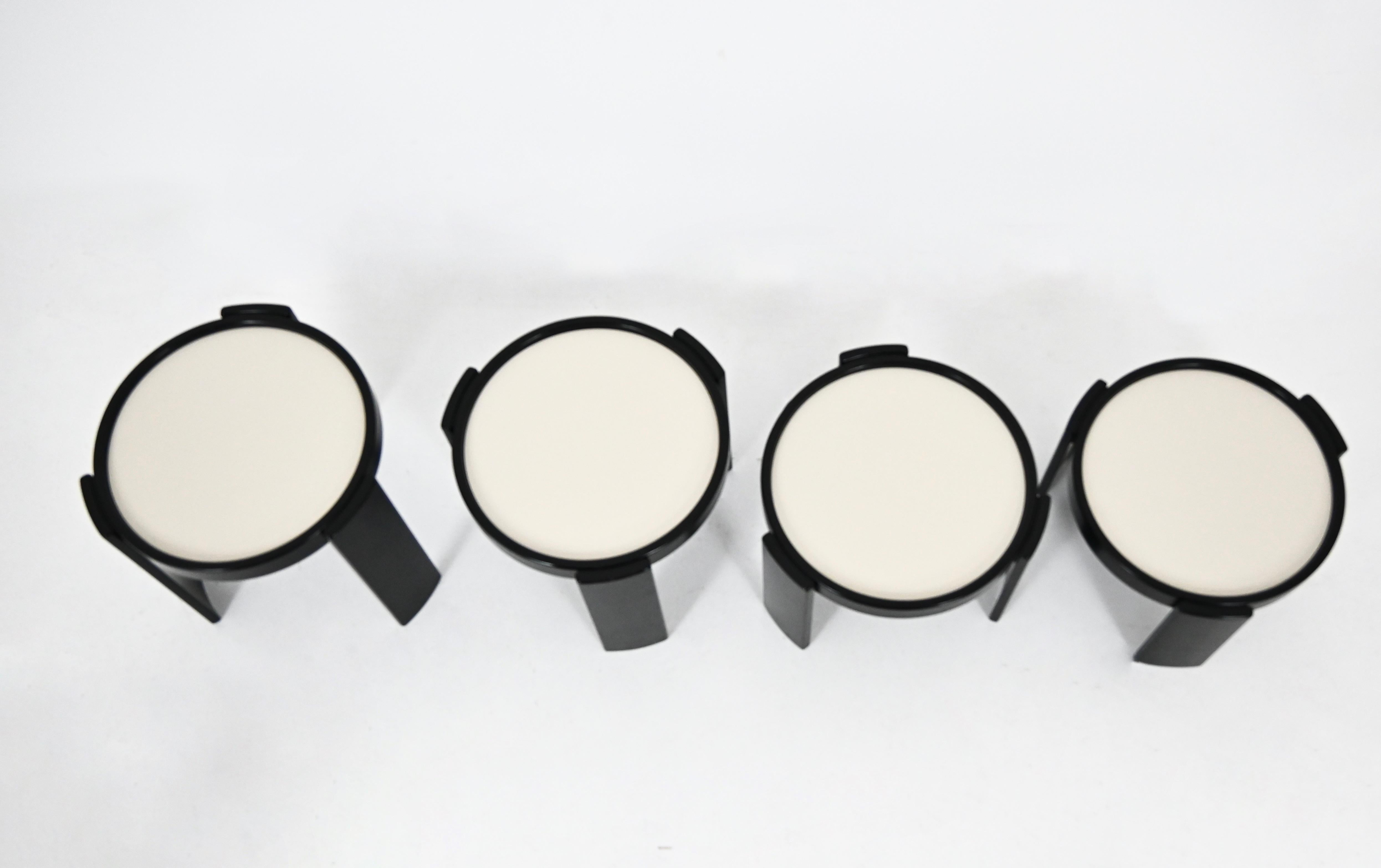 Mid-20th Century Model 780 Nesting Tables by Gianfranco Frattini for Cassina, 1960s, Set of 4 For Sale
