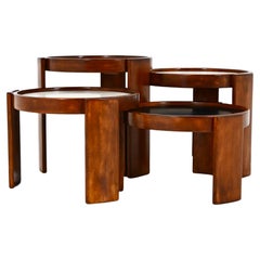 Wood Nesting Tables and Stacking Tables