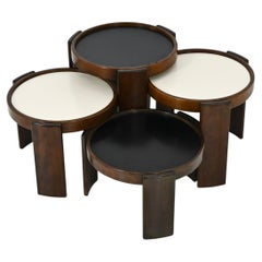 Model 780 Nesting Tables by Gianfranco Frattini for Cassina, 1960s, Set of 4