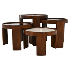 Model 780 Nesting Tables by Gianfranco Frattini for Cassina, 1960s, Set of 4