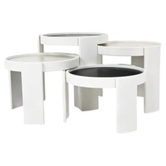 Model 780 Nesting Tables by Gianfranco Frattini for Cassina, 1960s, Set of 4
