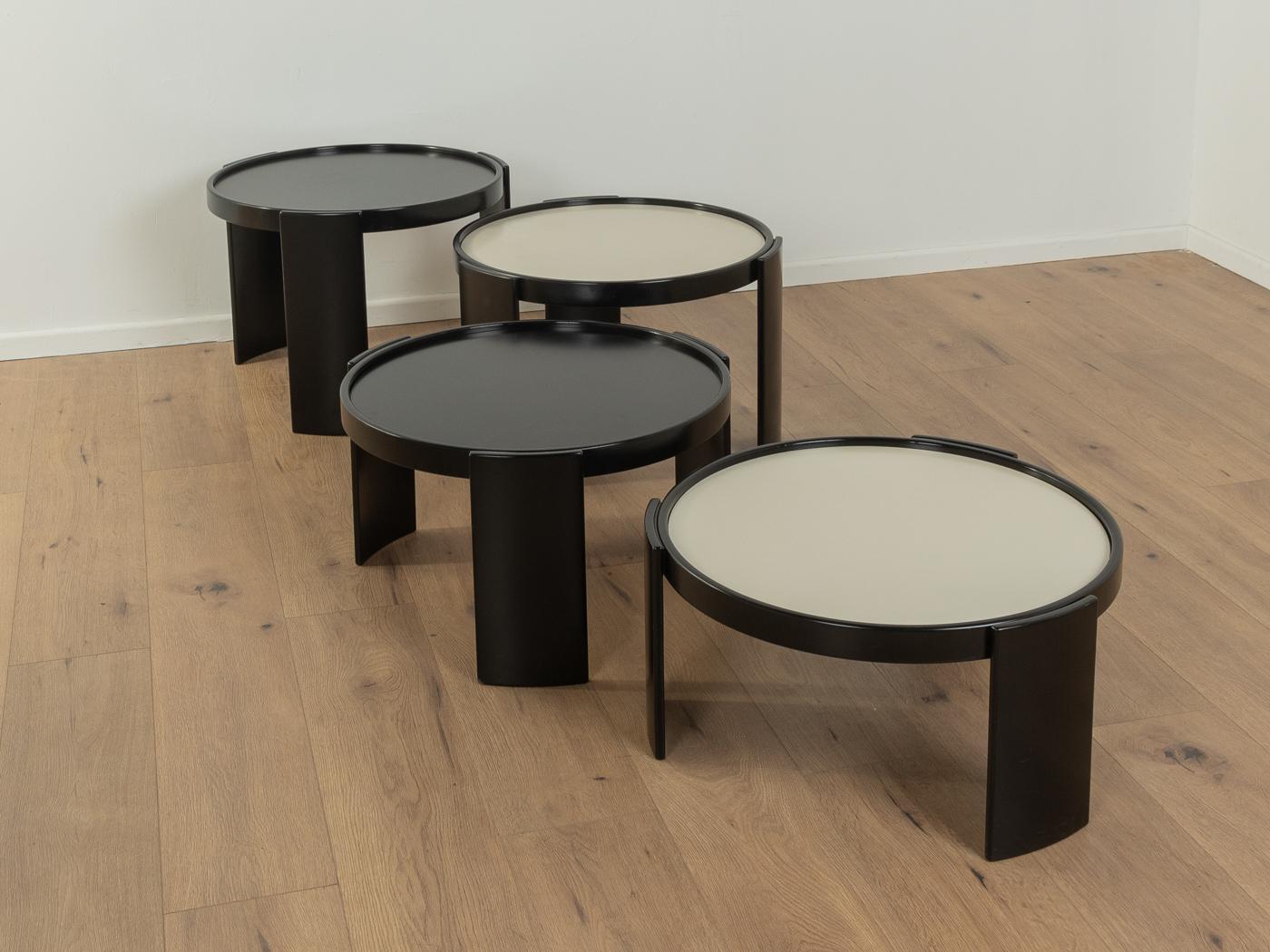 Model 783 nesting tables, Gianfranco Frattini, Cassina  For Sale 3