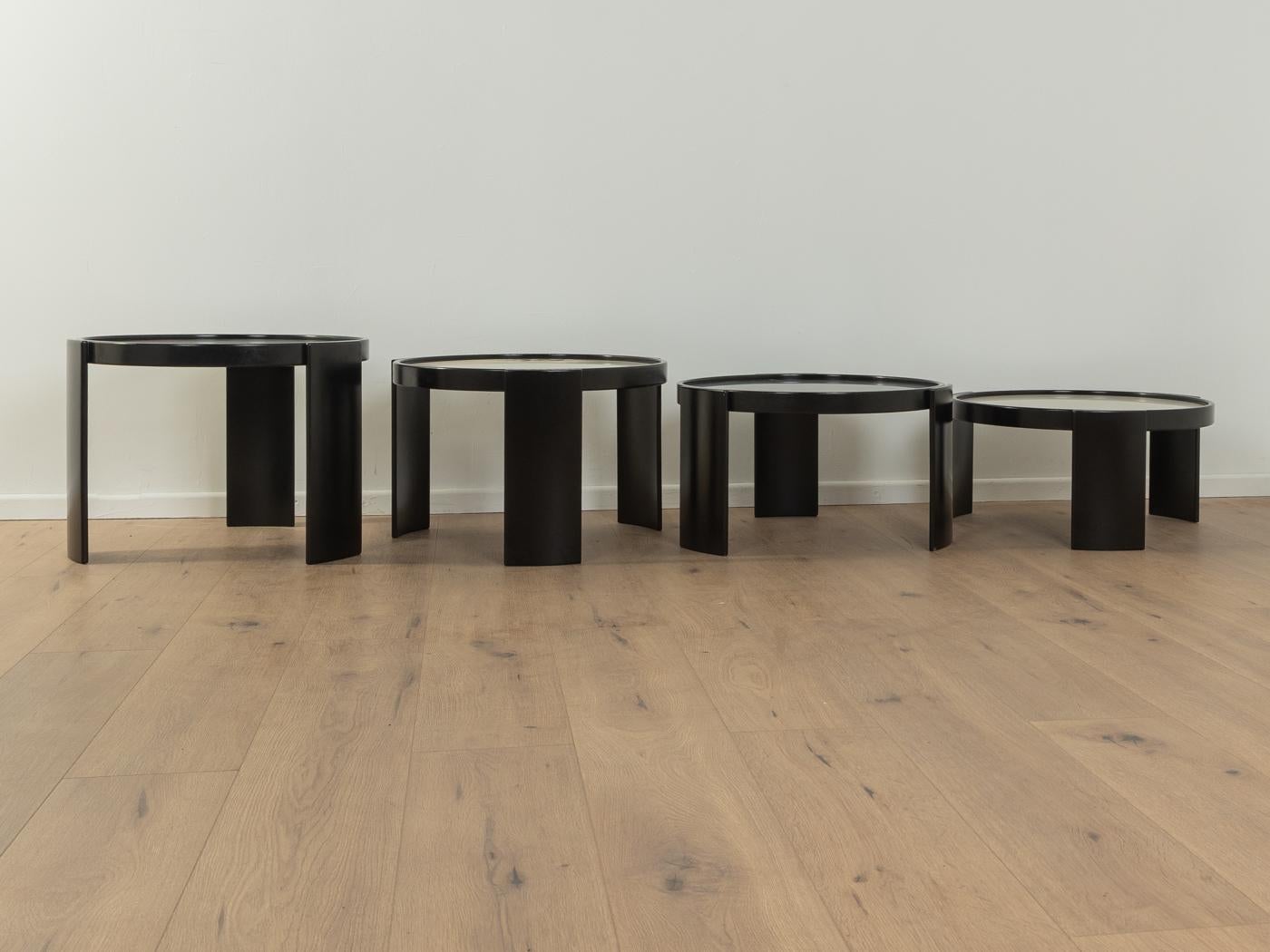 Model 783 nesting tables, Gianfranco Frattini, Cassina  For Sale 4