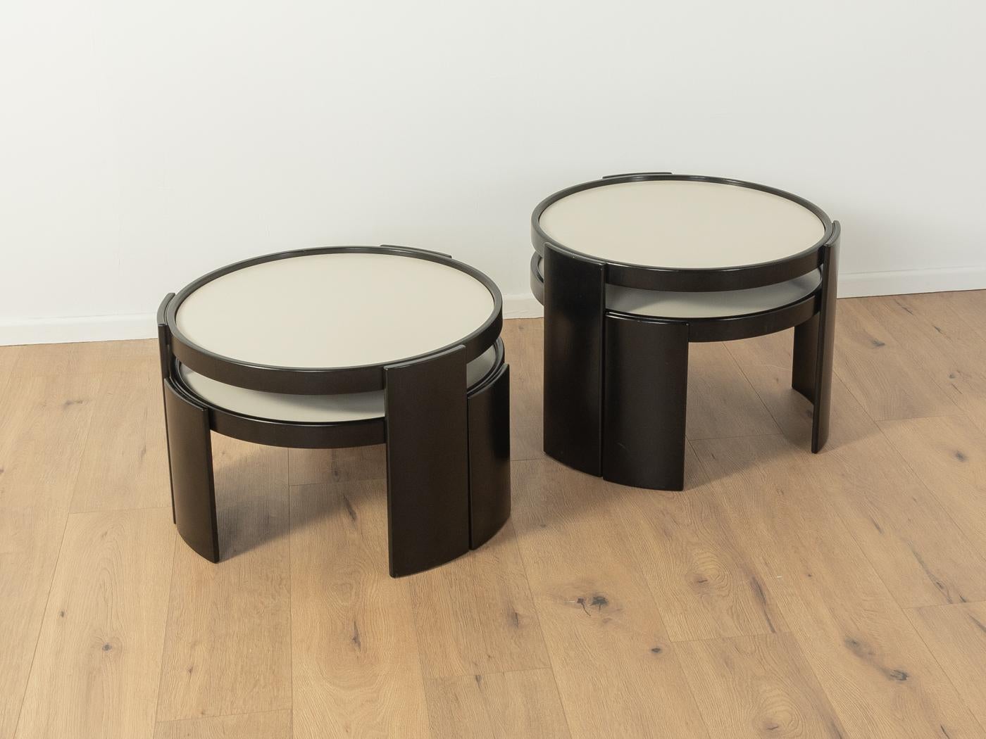 Tables gigognes modèle 783, Gianfranco Frattini, Cassina en vente 6