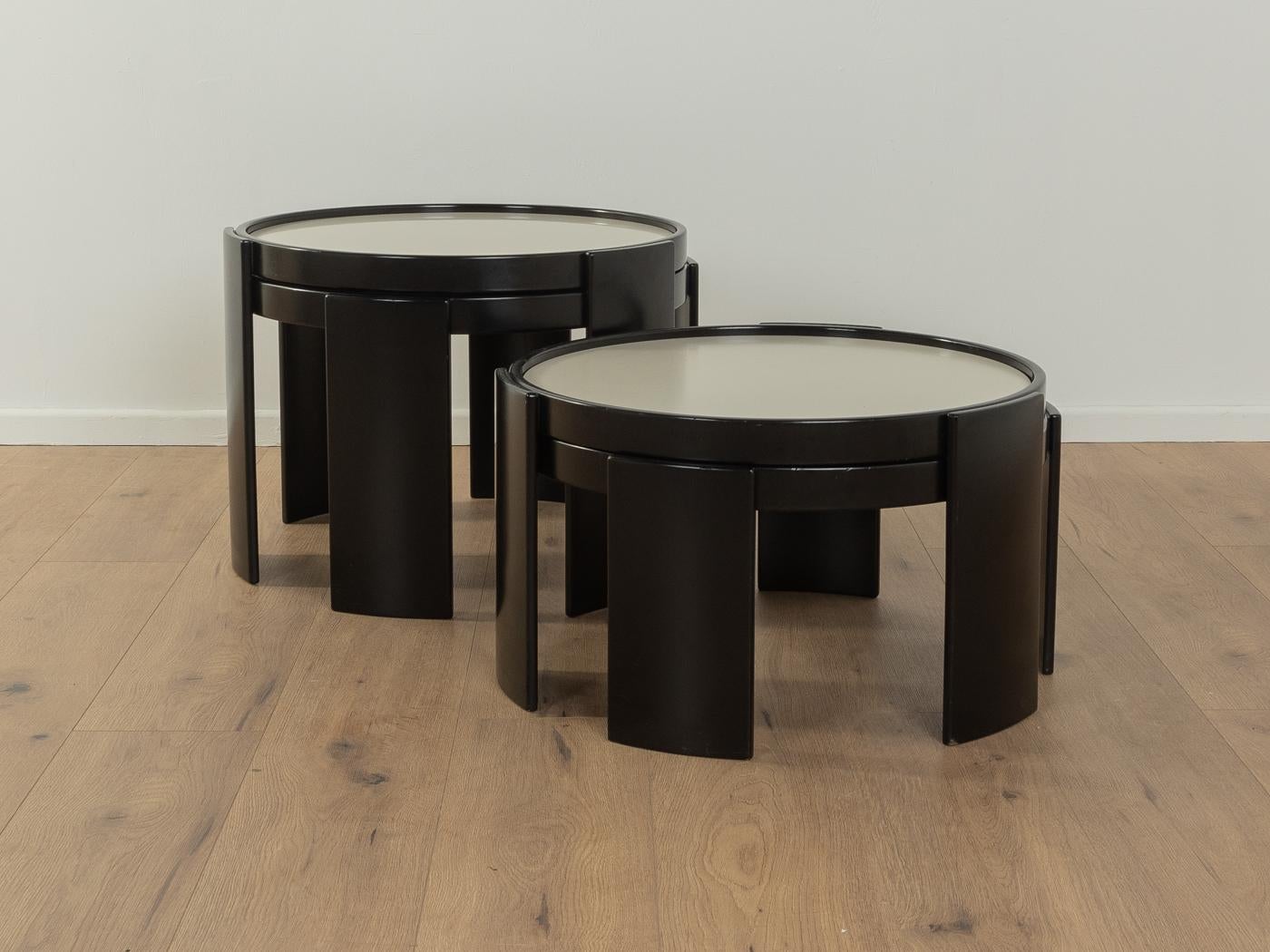 Model 783 nesting tables, Gianfranco Frattini, Cassina  For Sale 8