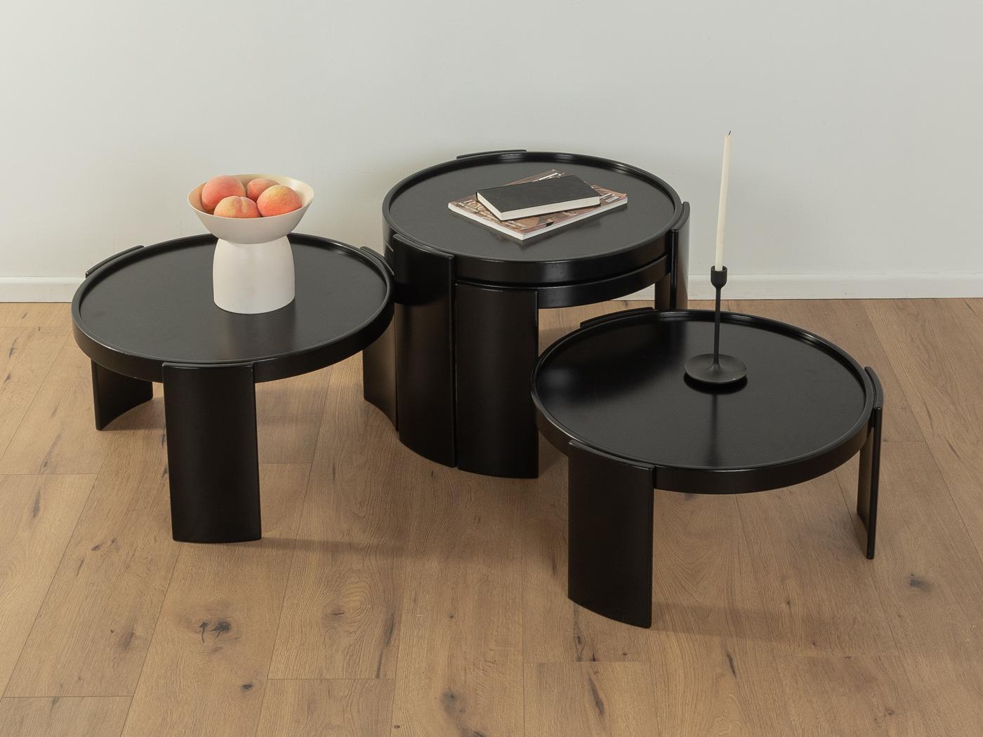 Mid-20th Century Model 783 nesting tables, Gianfranco Frattini, Cassina  For Sale