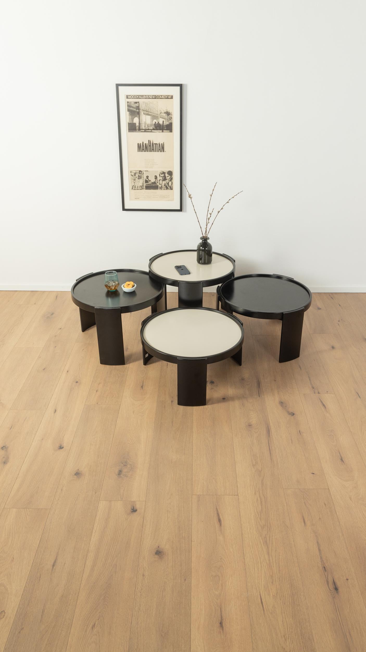 Milieu du XXe siècle Tables gigognes modèle 783, Gianfranco Frattini, Cassina en vente