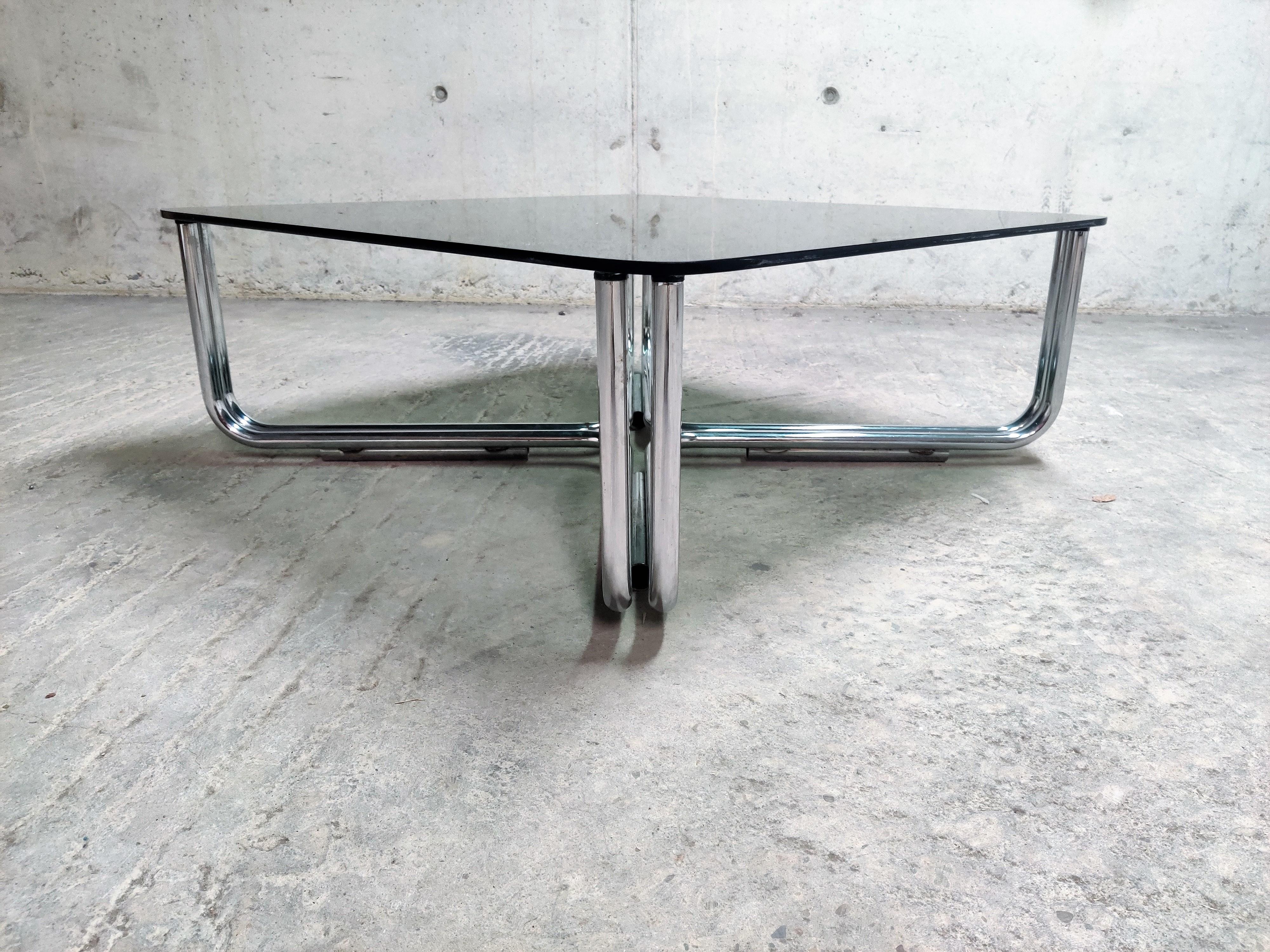 Glass Model 784 Coffee Table by Gianfranco Frattini for Cassina, 1960s