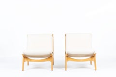 Chaises basses Model 790 par Joseph-André Motte pour Steiner, France, années 1960, ensemble de 2