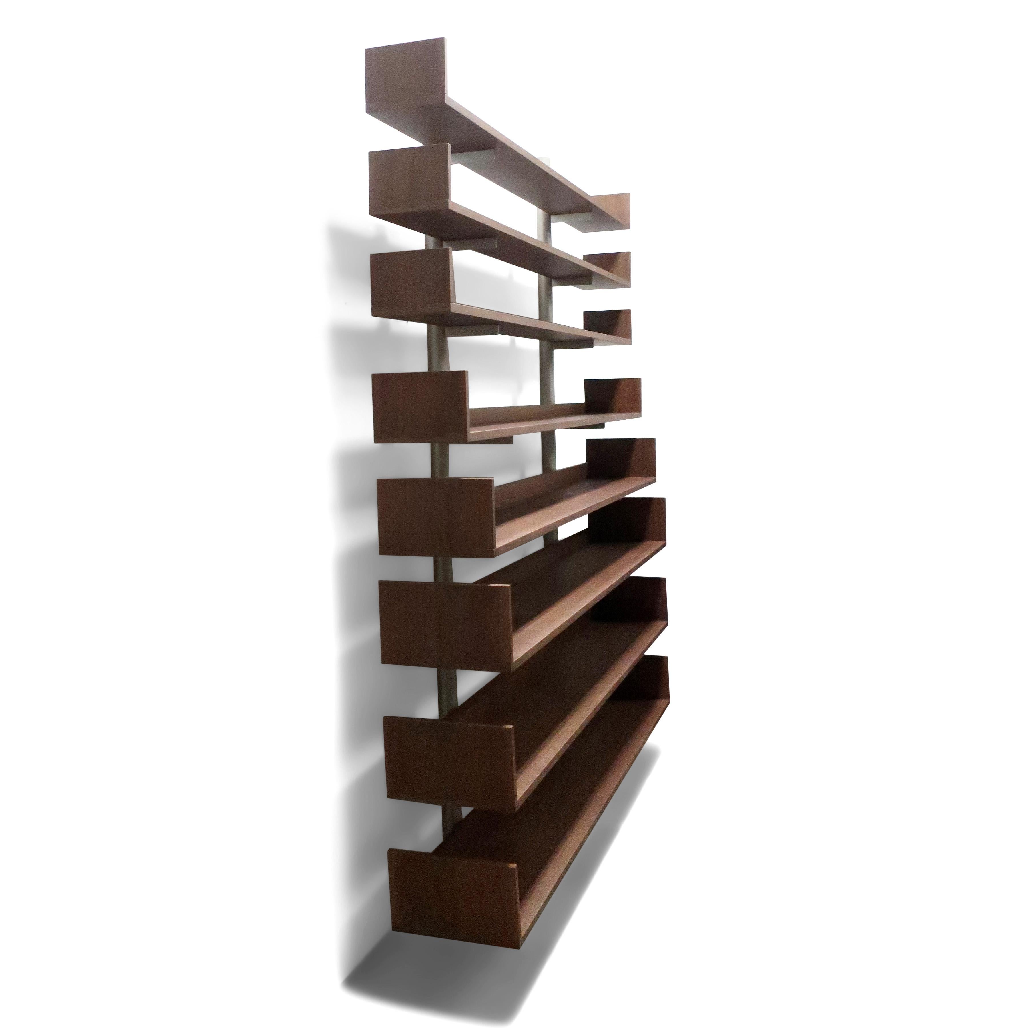 Model 795 Bookcase by Carlo Scarpa for Bernini In Good Condition For Sale In Brooklyn, NY