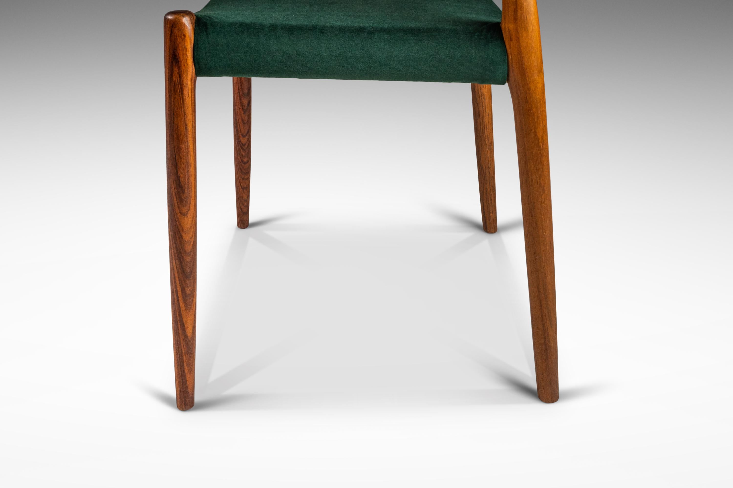 Chaise de bureau / salle à manger modèle 80 en bois de rose par Niels Møller pour I.L.A. Møller, années 1960 en vente 5