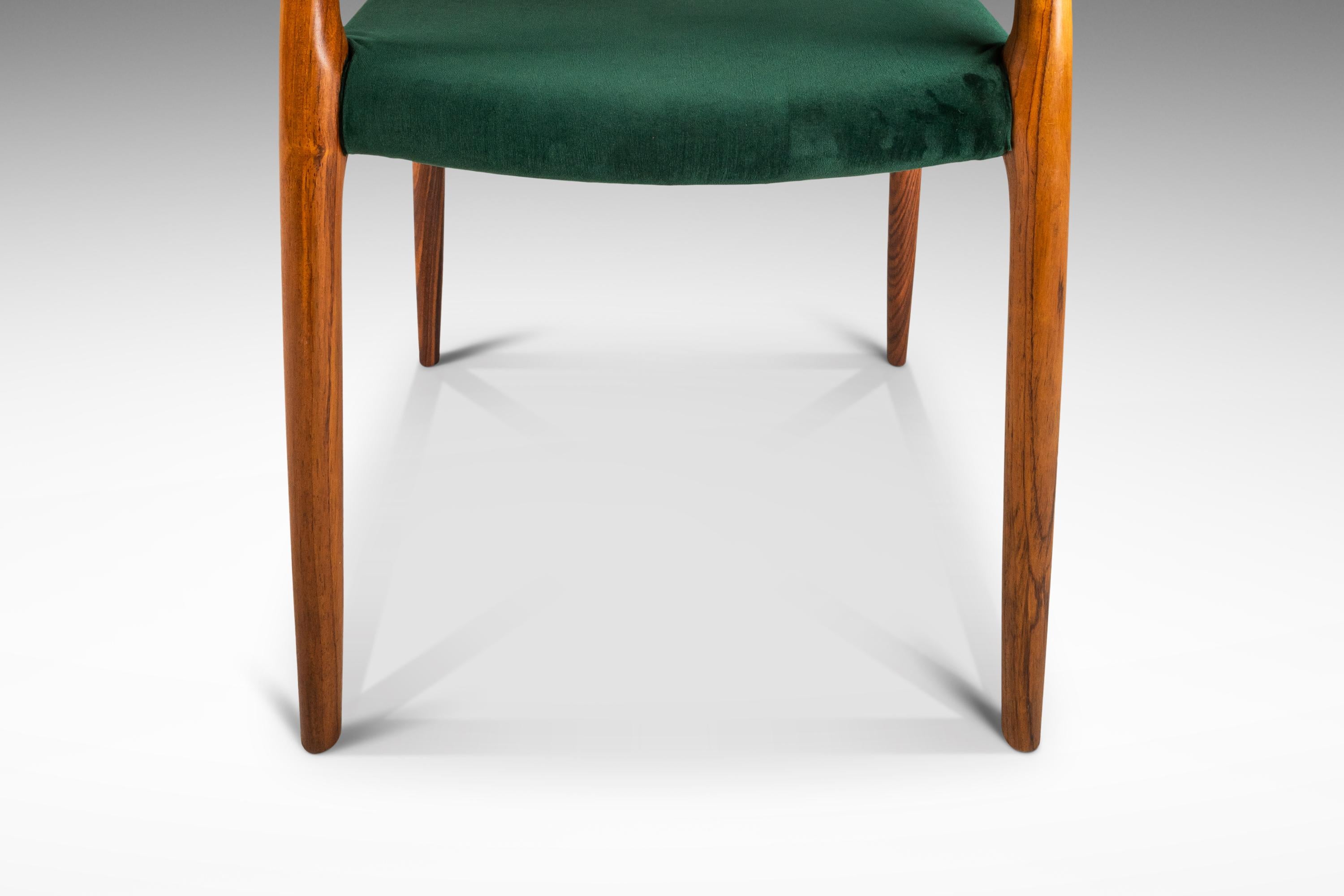 Model 80 Desk / Dining Chair in Rosewood by Niels Møller for J.L. Møller, 1960s For Sale 6