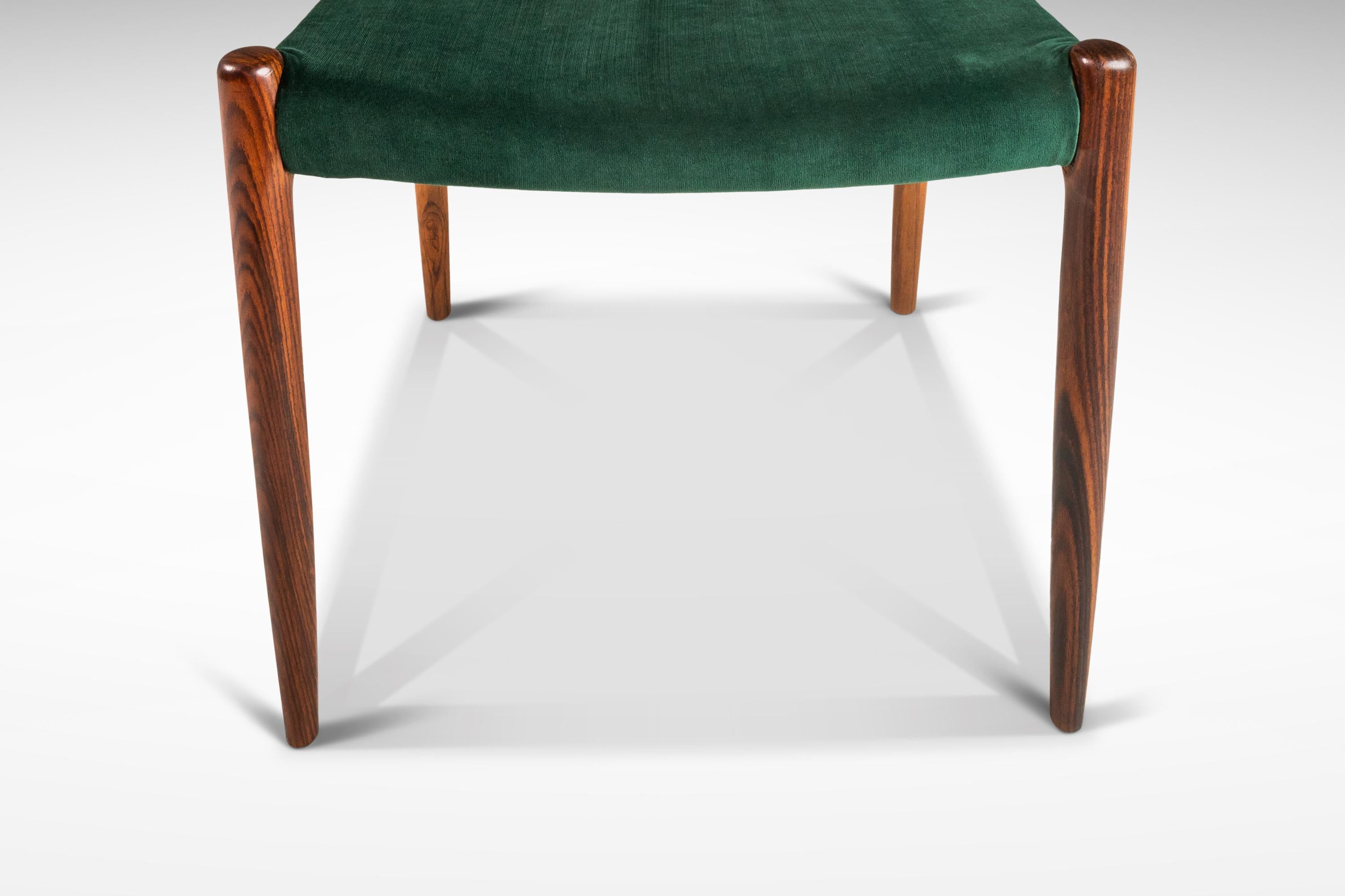 Chaise de bureau / salle à manger modèle 80 en bois de rose par Niels Møller pour I.L.A. Møller, années 1960 en vente 10