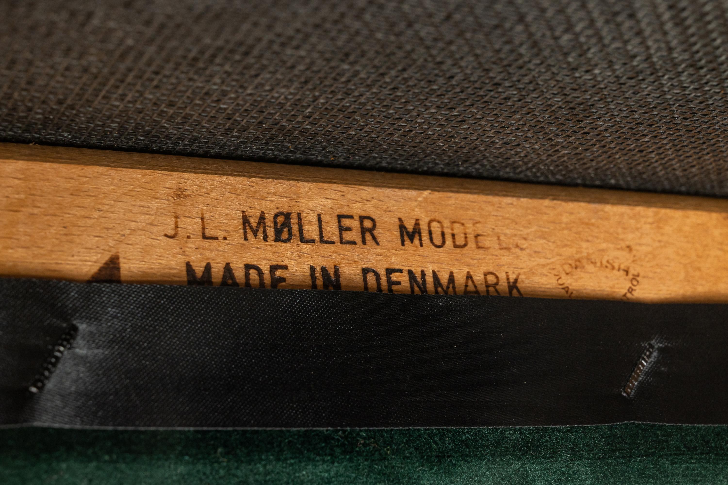 Chaise de bureau / salle à manger modèle 80 en bois de rose par Niels Møller pour I.L.A. Møller, années 1960 en vente 2