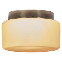 Model "80154" Opal Glass Ceiling Lamp by Paavo Tynell for Idman, Finland 1930s