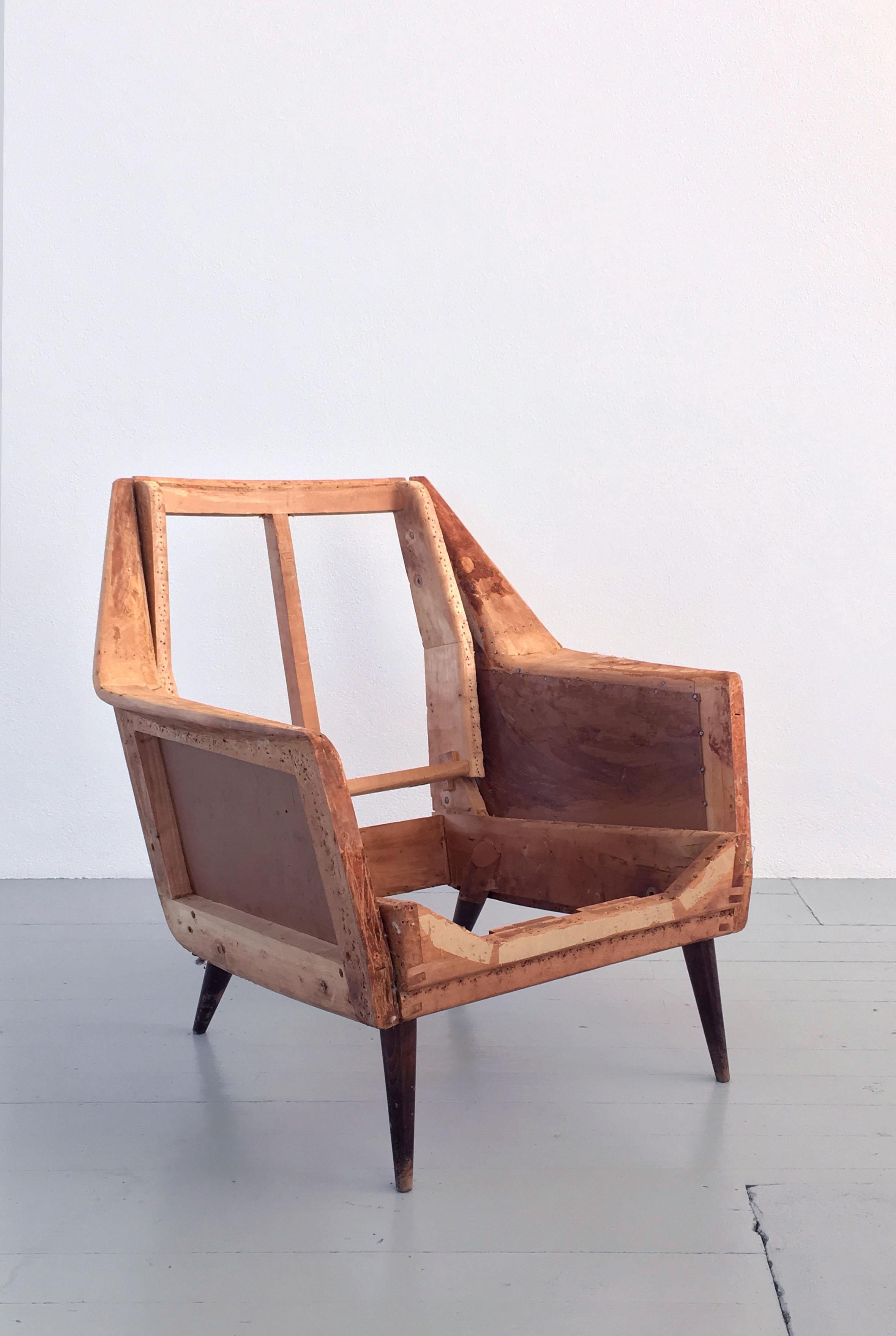 Fauteuil Modèle 802, conçu par Carlo de Carli, par Cassina, Italie, 1954 en vente 10