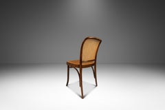 Beistellstuhl Modell 811, Josef Frank, Stendig mit Sitz und Rückenlehne aus Schilfrohr, Polen, ca. 1960er Jahre