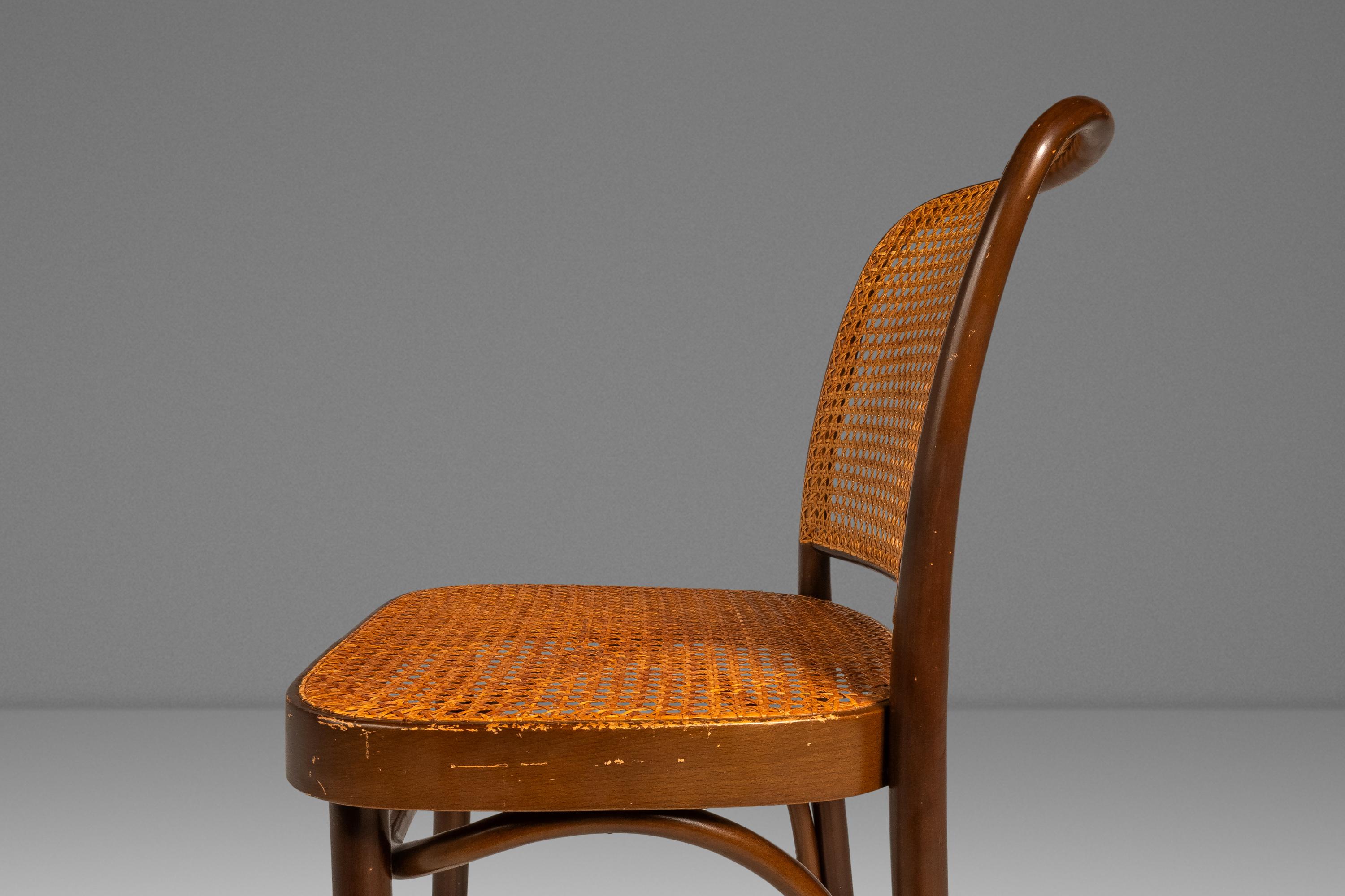Model 811 Side Chair, Josef Frank, Stendig w/ Original Cane, Poland, c. 1960s in vendita 4