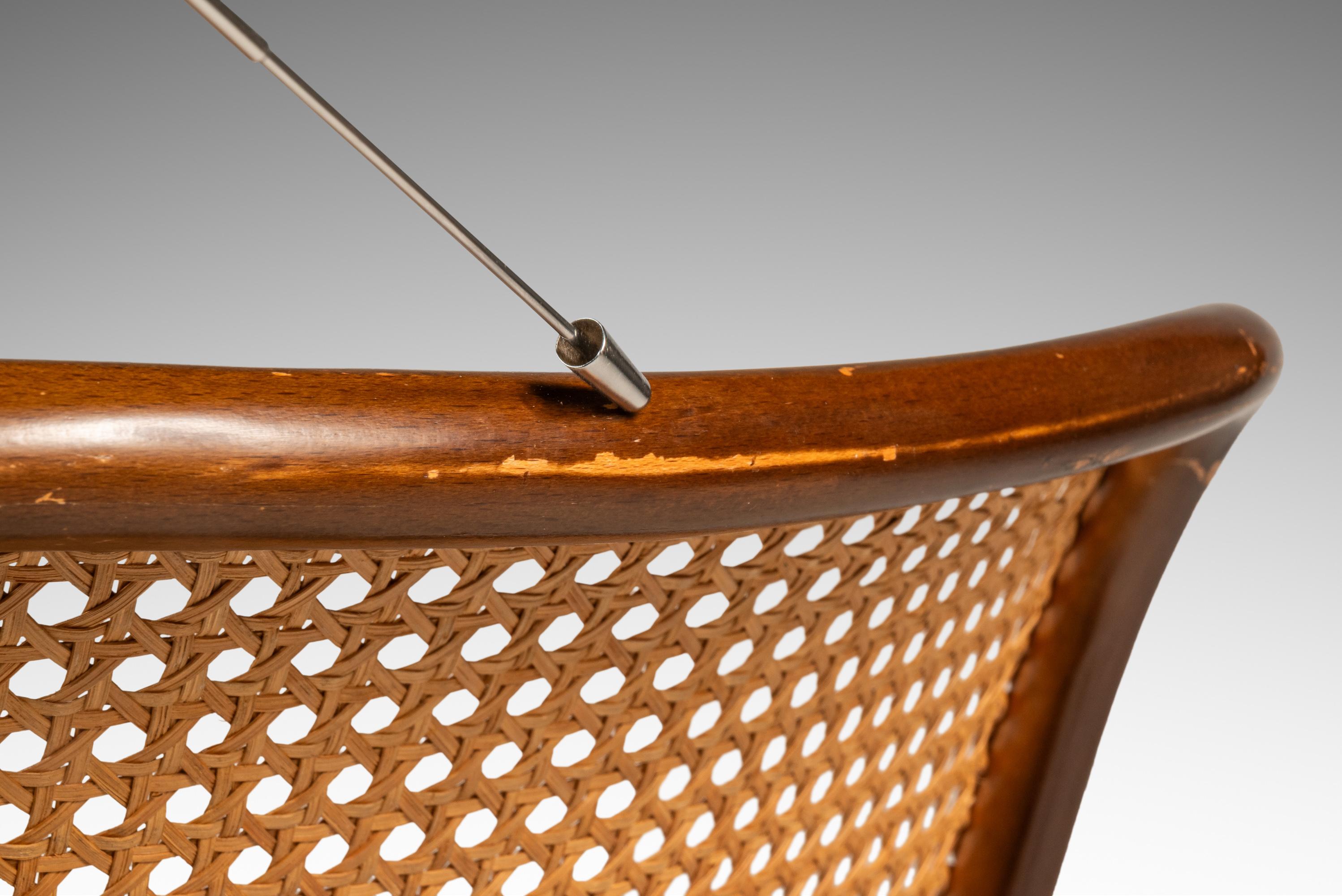 Model 811 Side Chair, Josef Frank, Stendig w/ Original Cane, Poland, c. 1960s in vendita 10