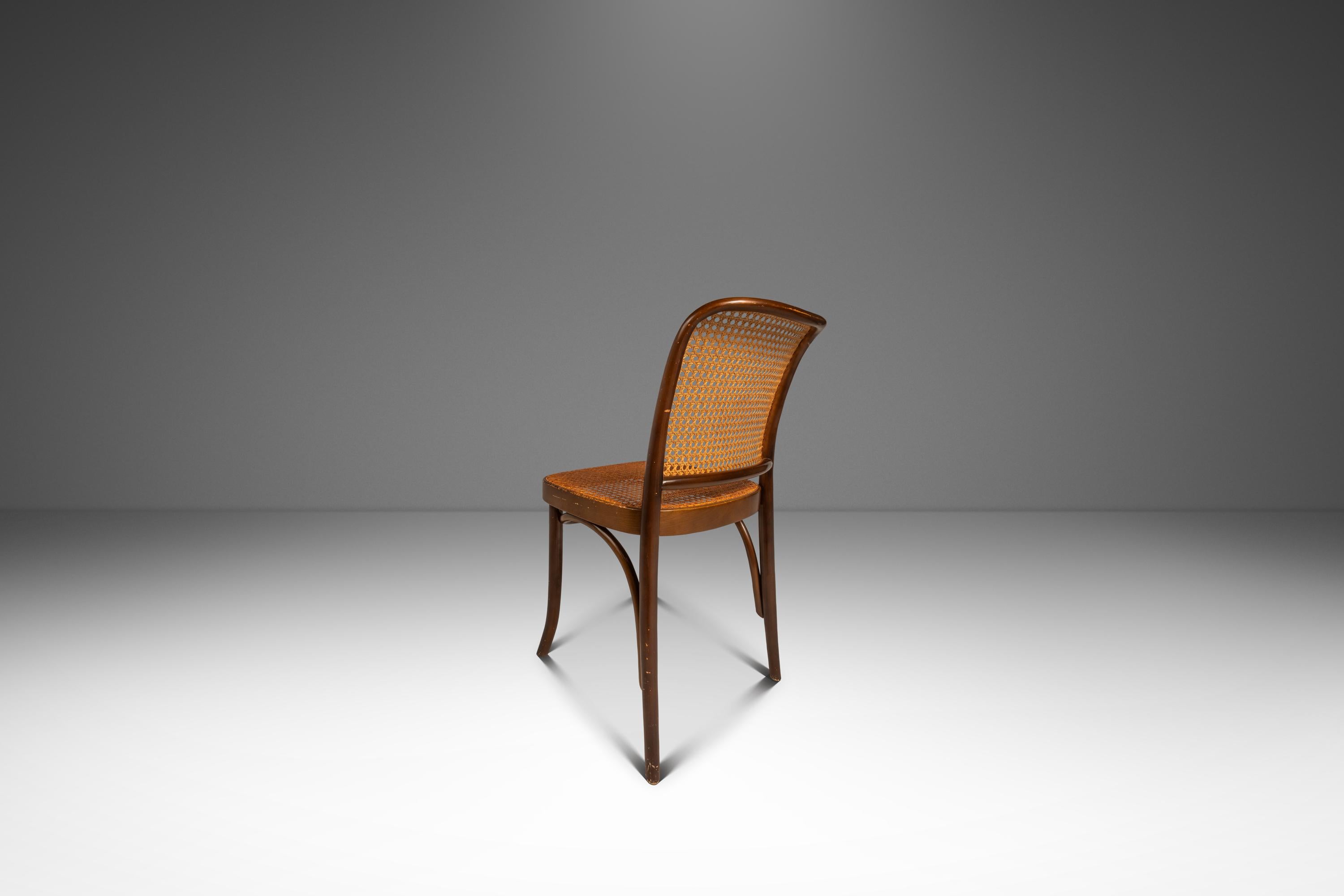 Model 811 Side Chair, Josef Frank, Stendig w/ Original Cane, Poland, c. 1960s In condizioni buone in vendita a Deland, FL