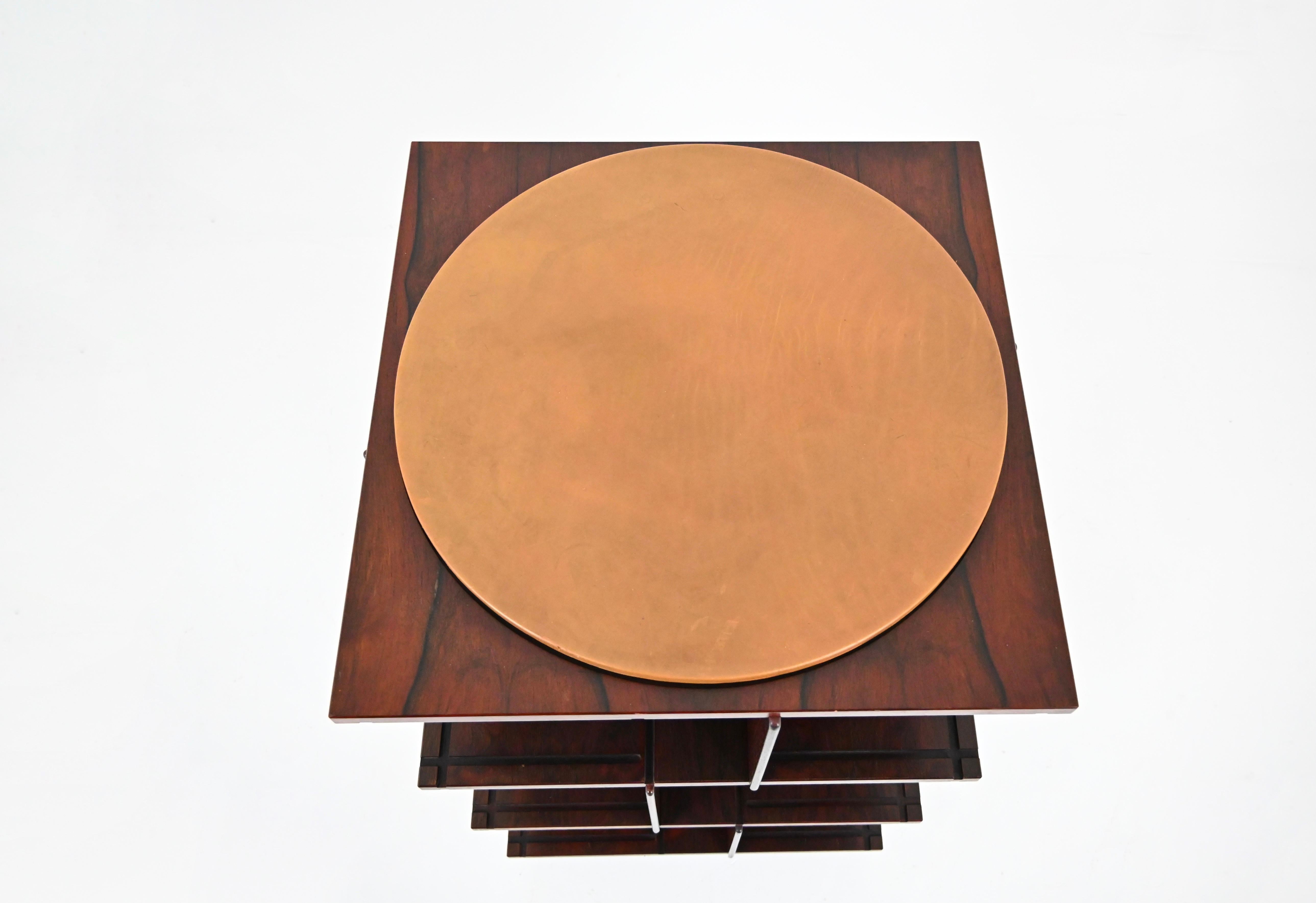 Model No. 823 Bücherregal von Gianfranco Frattini für Bernini, 1963 (Metall) im Angebot