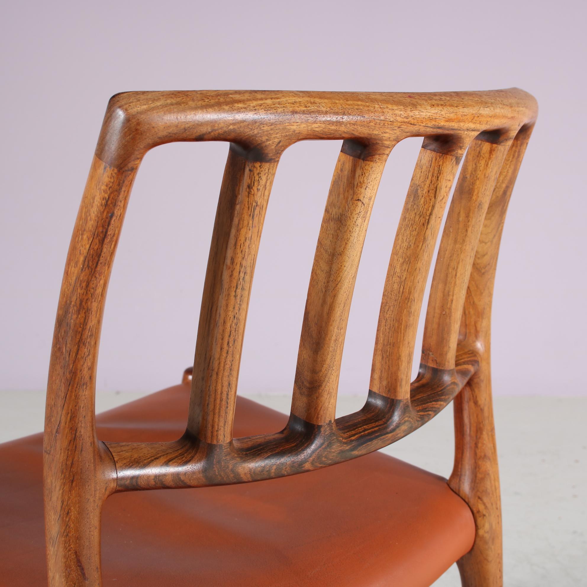 Chaises de salle à manger Model 83 par Niels Otto Moller pour Moller, Danemark 1960 en vente 5