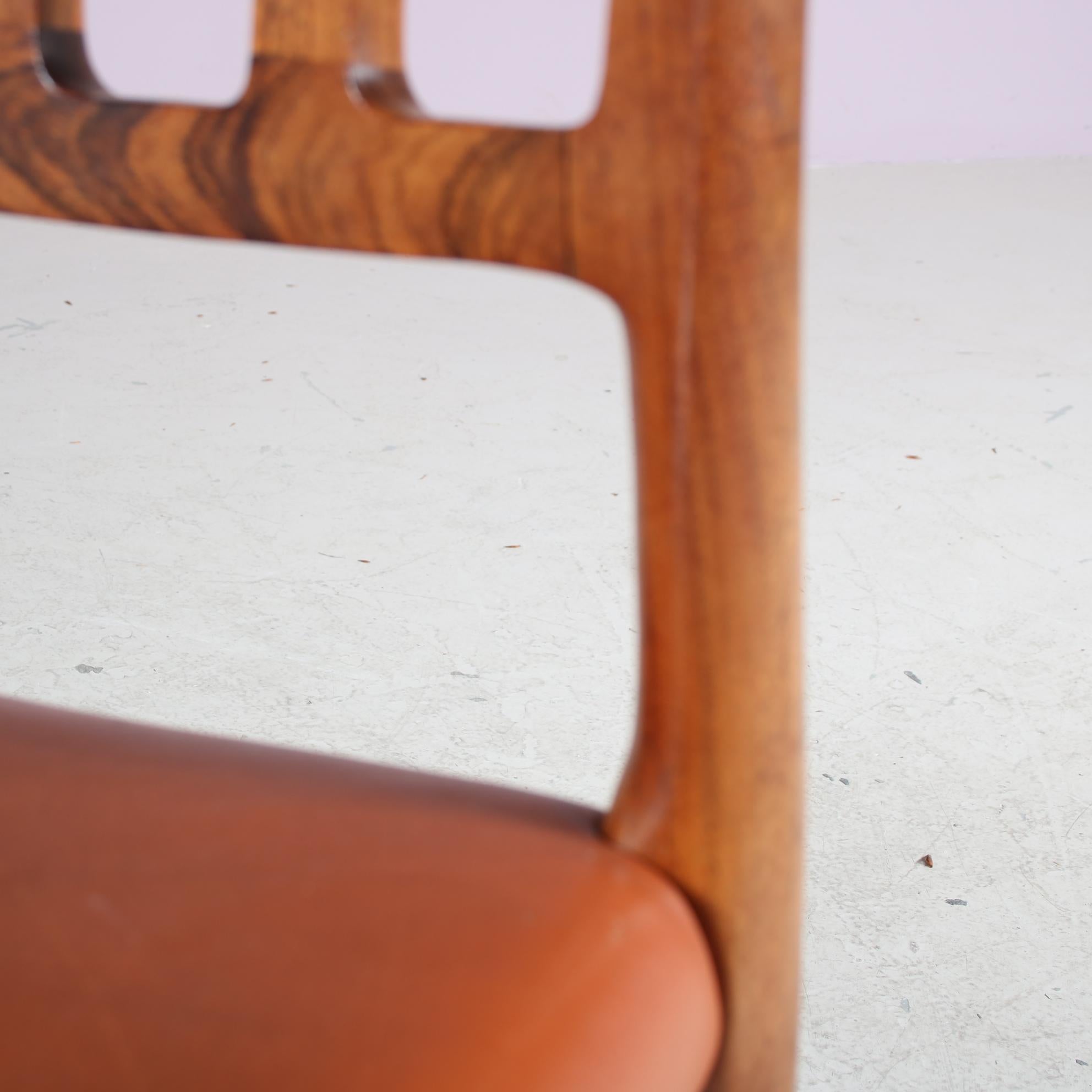 Chaises de salle à manger Model 83 par Niels Otto Moller pour Moller, Danemark 1960 en vente 9