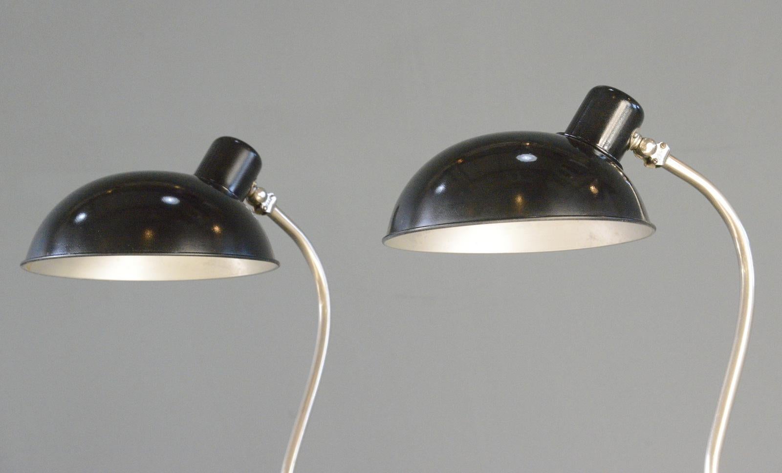 Modèle 842 Lampes de table par Hala Circa 1930s en vente 2