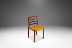 Model 85 Ladderback Chair in Teak, Niels Møller, J.L. Møller, Denmark, c. 1960s