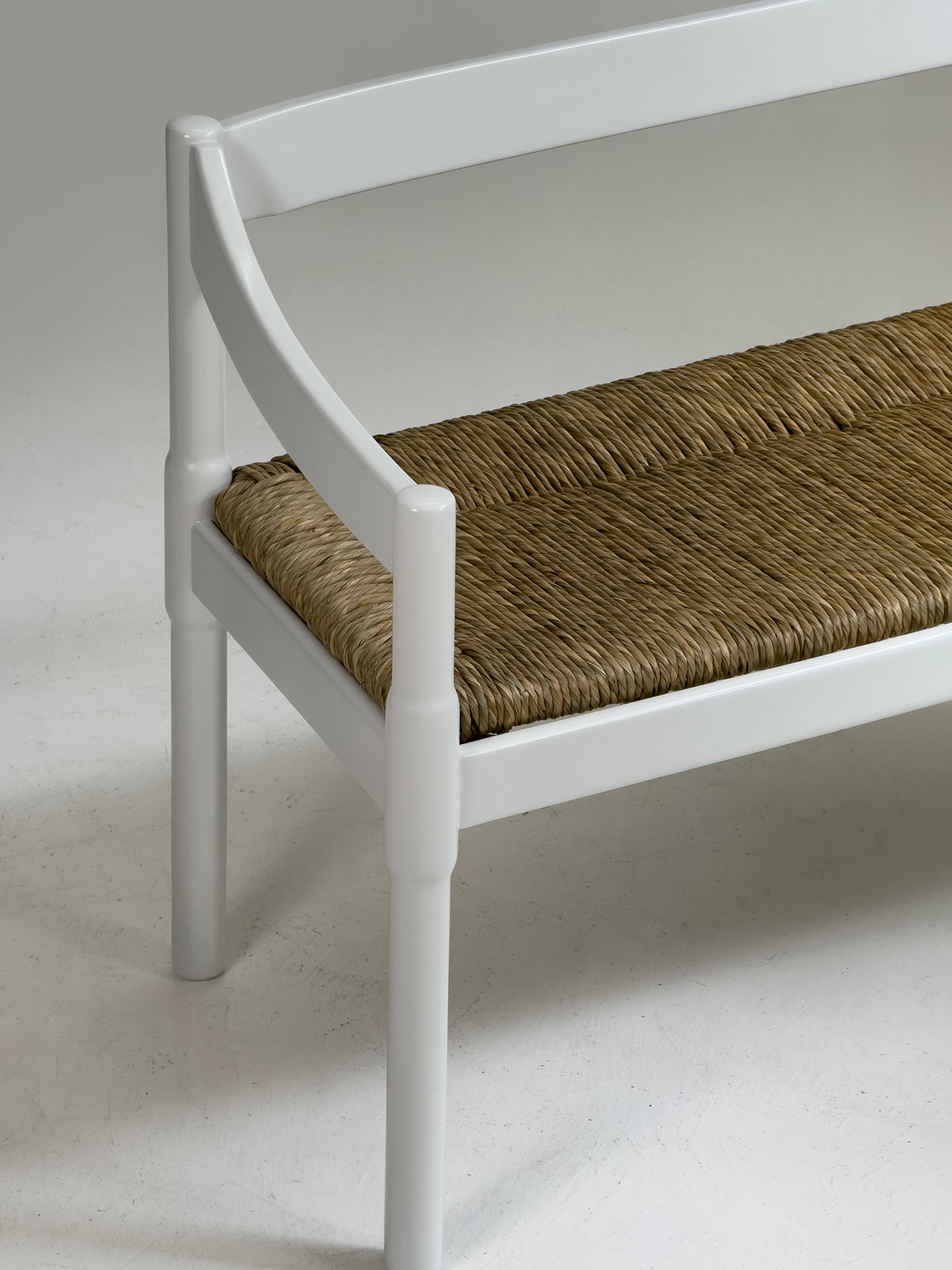 Modelo 892 Banco Carimate diseñado por Vico Magistretti para Cassina, Italia, 1962 en Bueno estado para la venta en Milano, IT