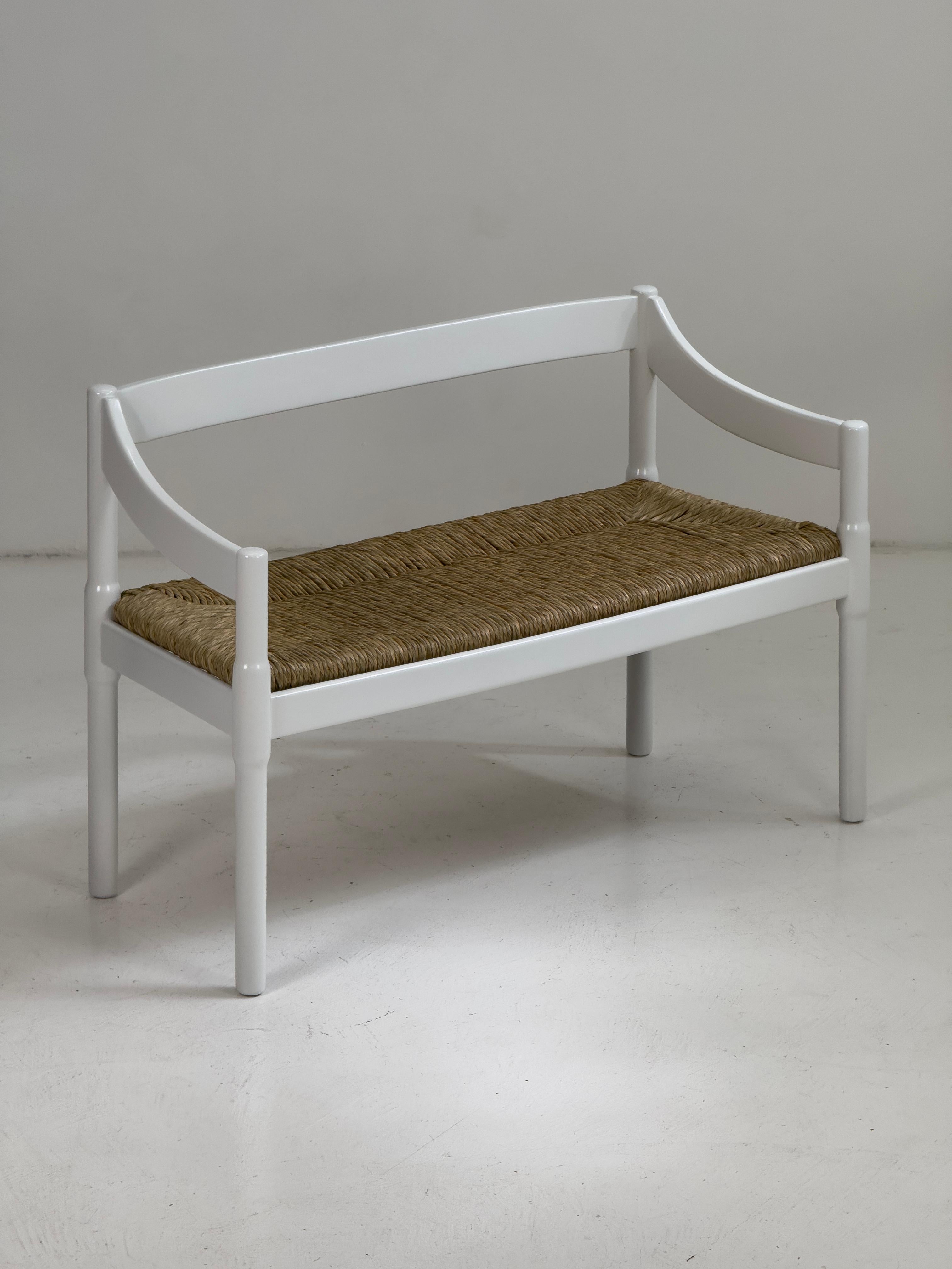 Modelo 892 Banco Carimate diseñado por Vico Magistretti para Cassina, Italia, 1962 mediados del siglo XX en venta