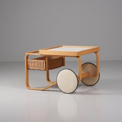 Carrito de té Model 900, Alvar Aalto, Artek, años 60