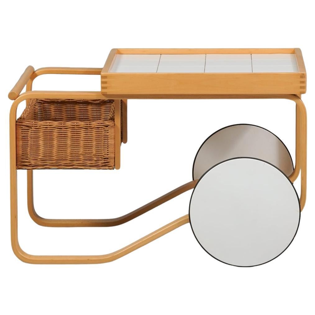 Model 900 Tea Cart, Alvar Aalto, Artek, 1980/1990s For Sale
