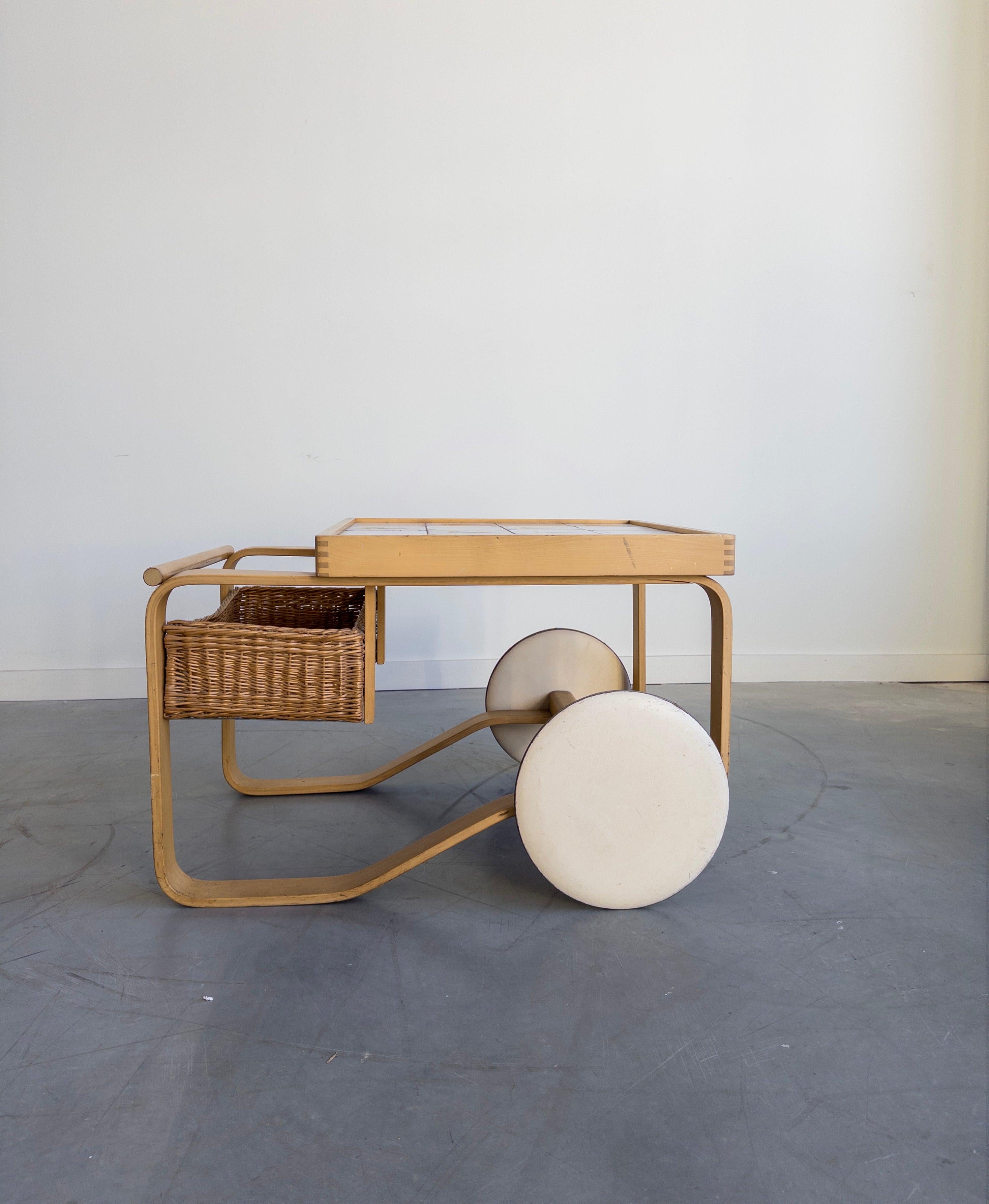 Finnish Model 900 Tea Cart by Alvar Aalto for Artek