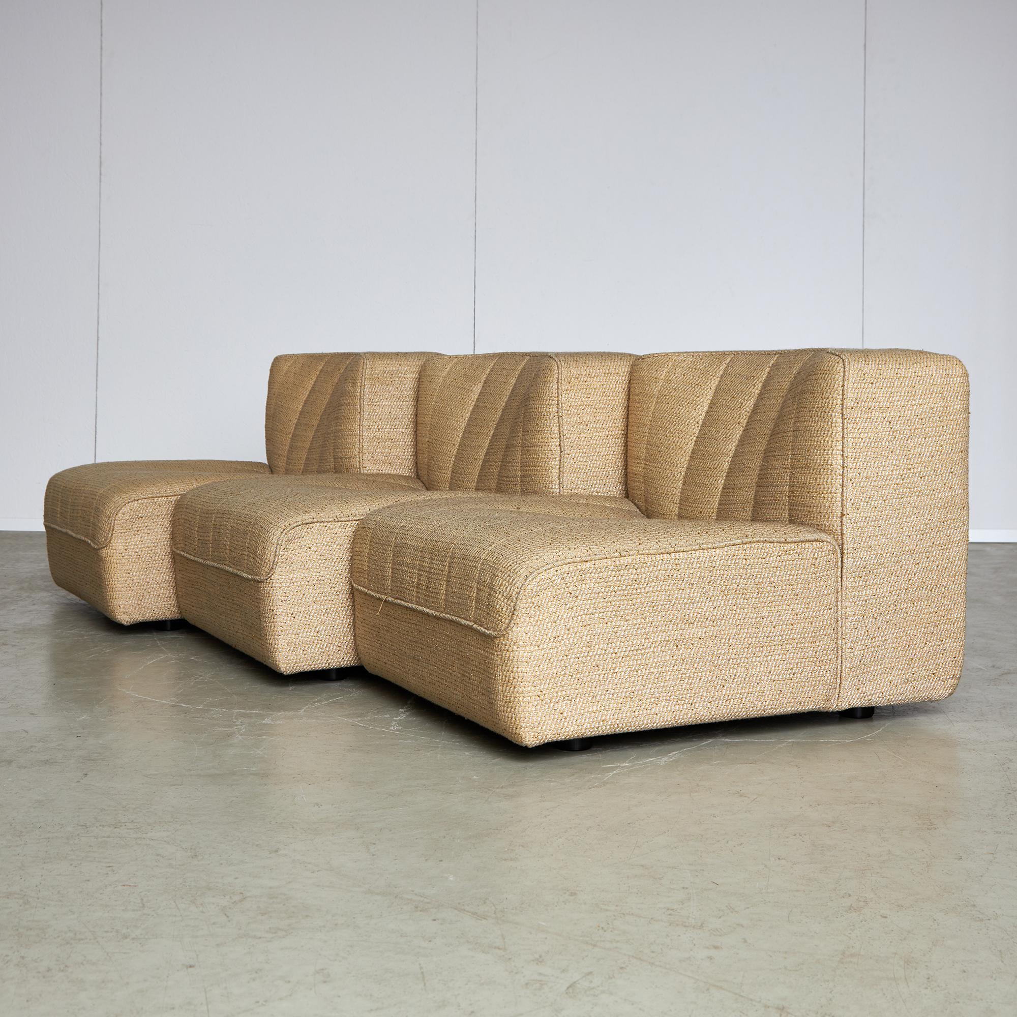 Model 9000 Modular Sofa Set by Tito Agnoli for Arflex, 1970s In Good Condition In Budapest, HU