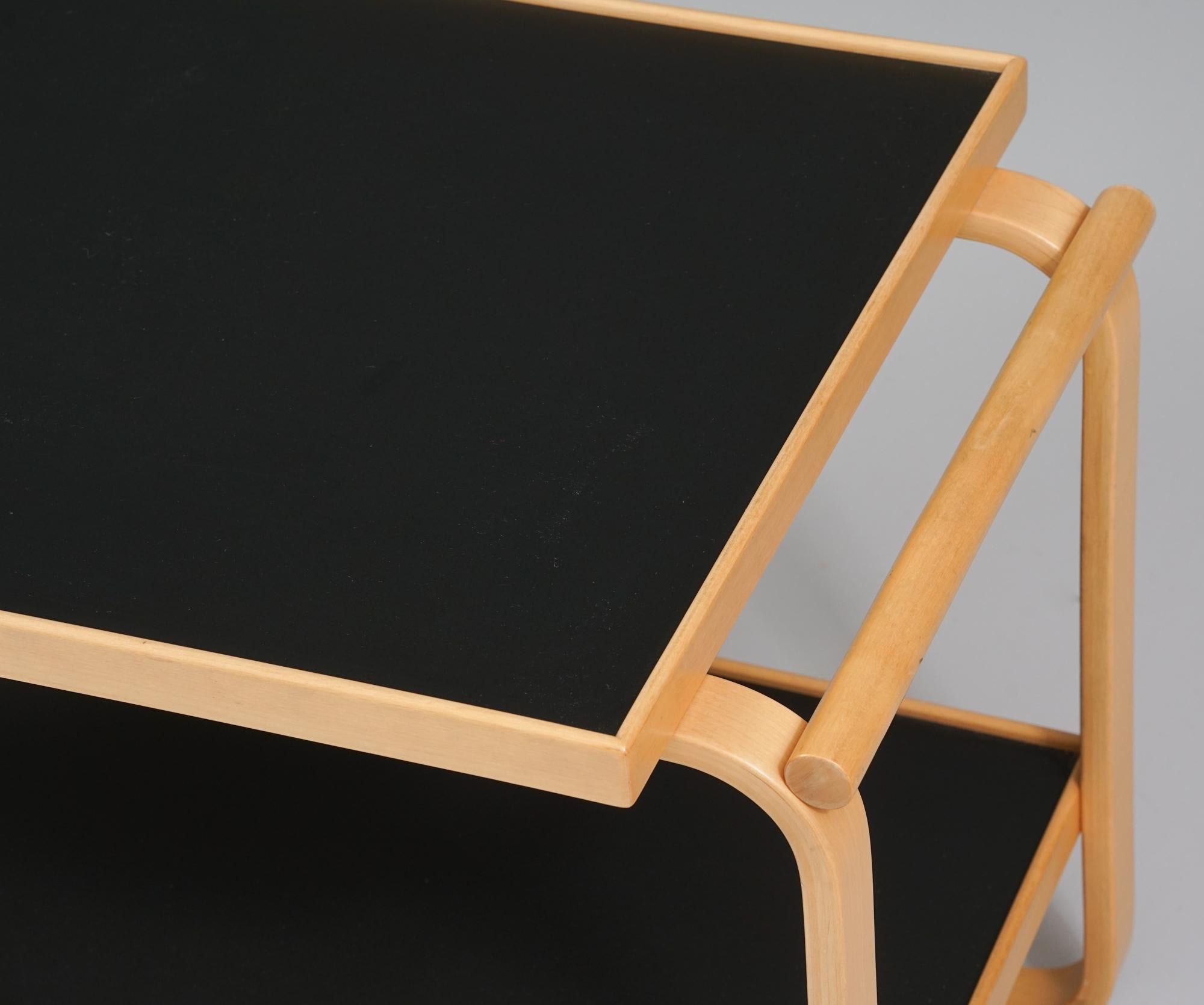 Finnish Model 901 Tea Cart, Alvar Aalto, Artek, 1980/1990s For Sale
